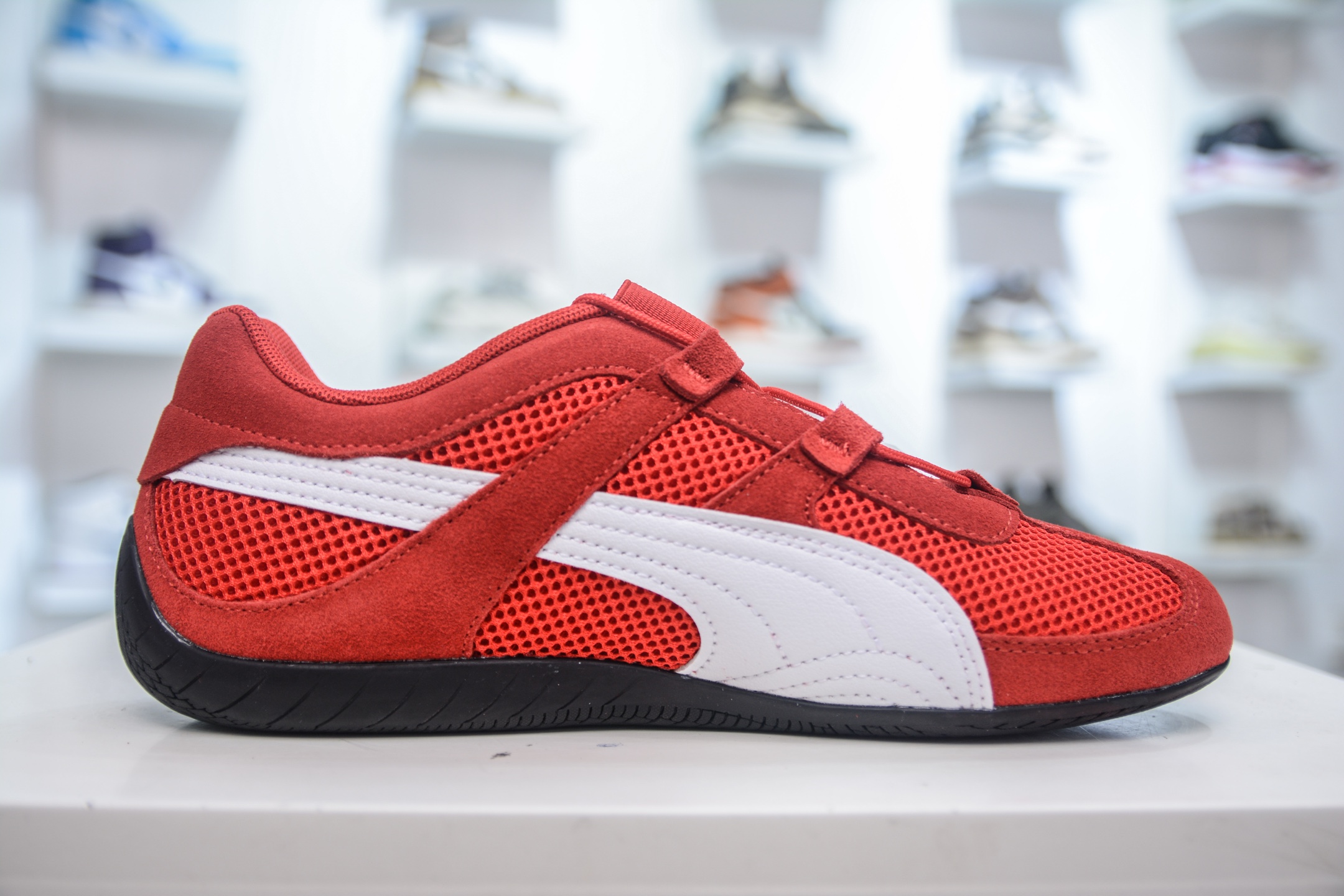 X版 PUMA Speedcat Go 薄底鞋 柔软舒适 防滑耐磨 彪马低帮复古运动休闲赛车跑鞋 403589-02