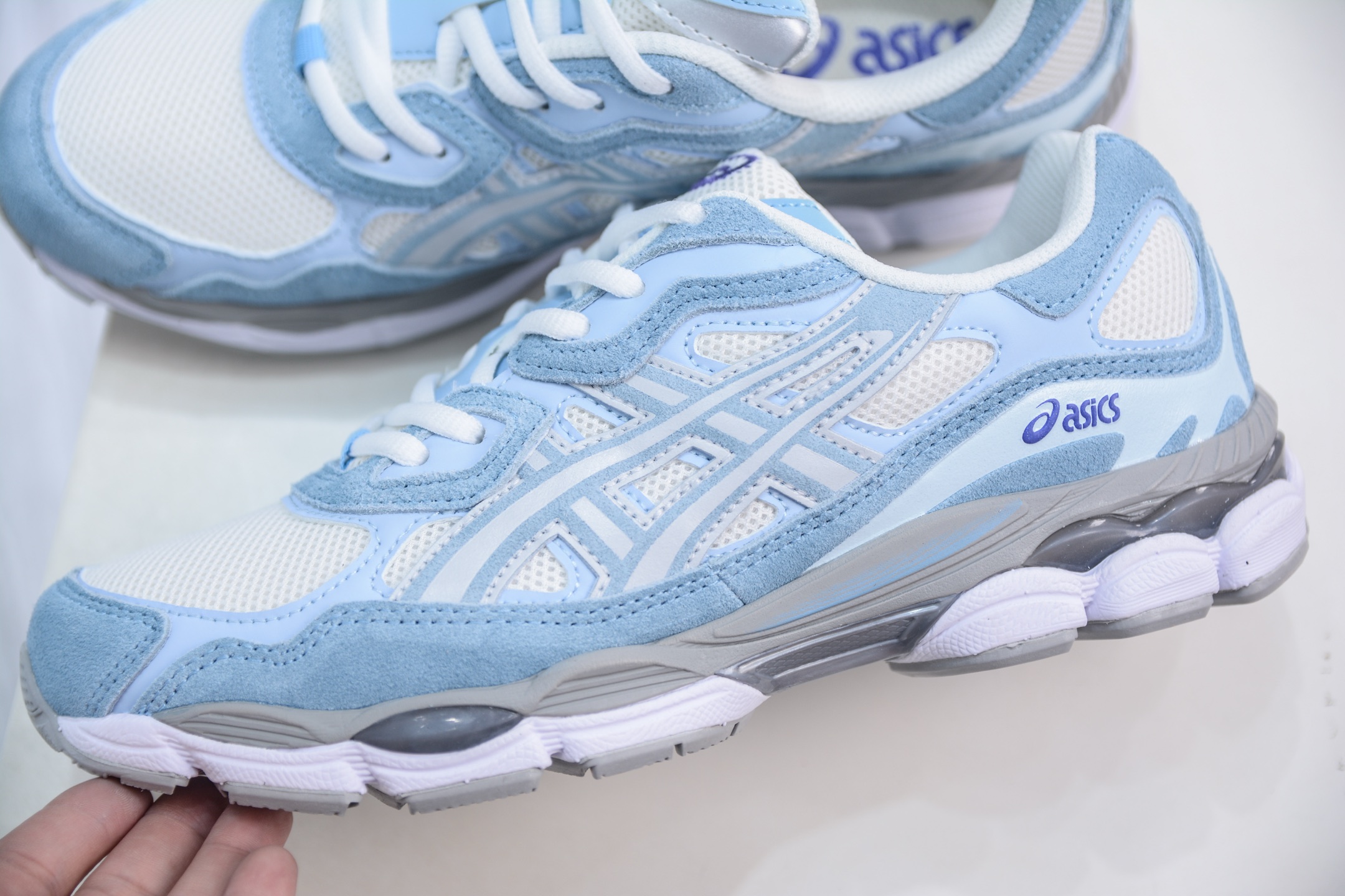Asics Gel-NYC 纯原版本 亚瑟士运动休闲透气专业跑鞋 1203A383-107