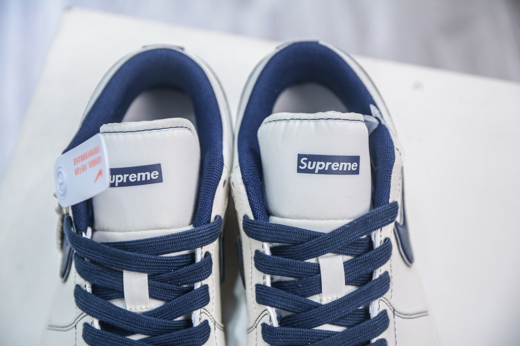 Air Jordan 1 Retro Low x Supreme SUP联名-米蓝勾 XX3168-176