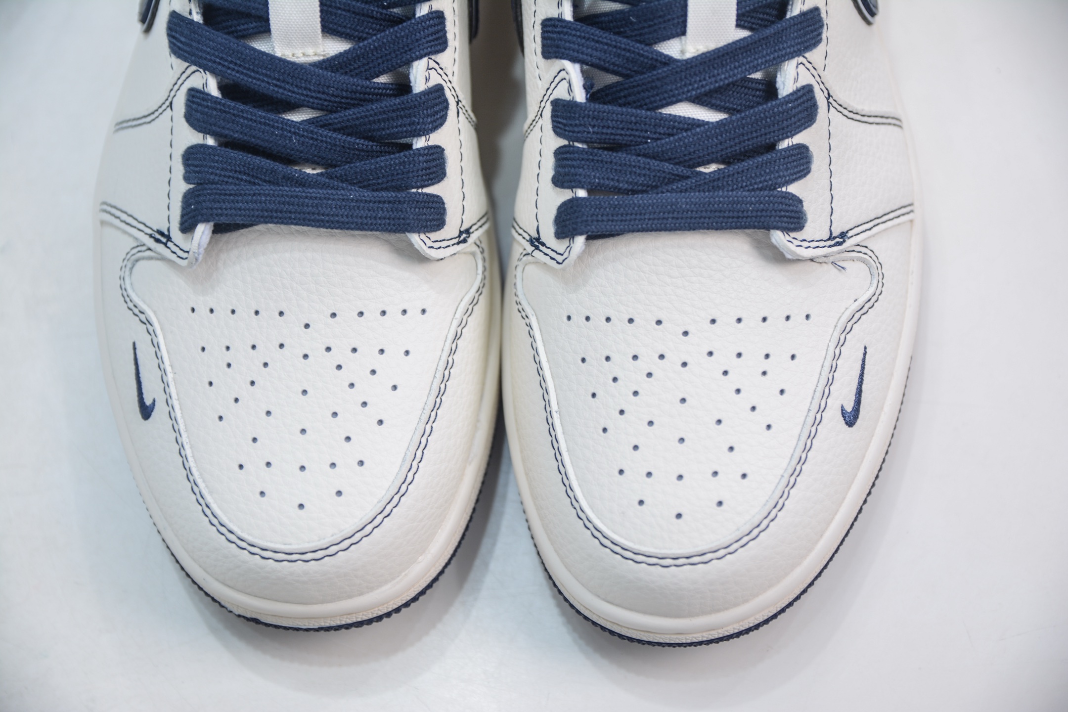 Air Jordan 1 Retro Low x Supreme SUP联名-米蓝勾 XX3168-176