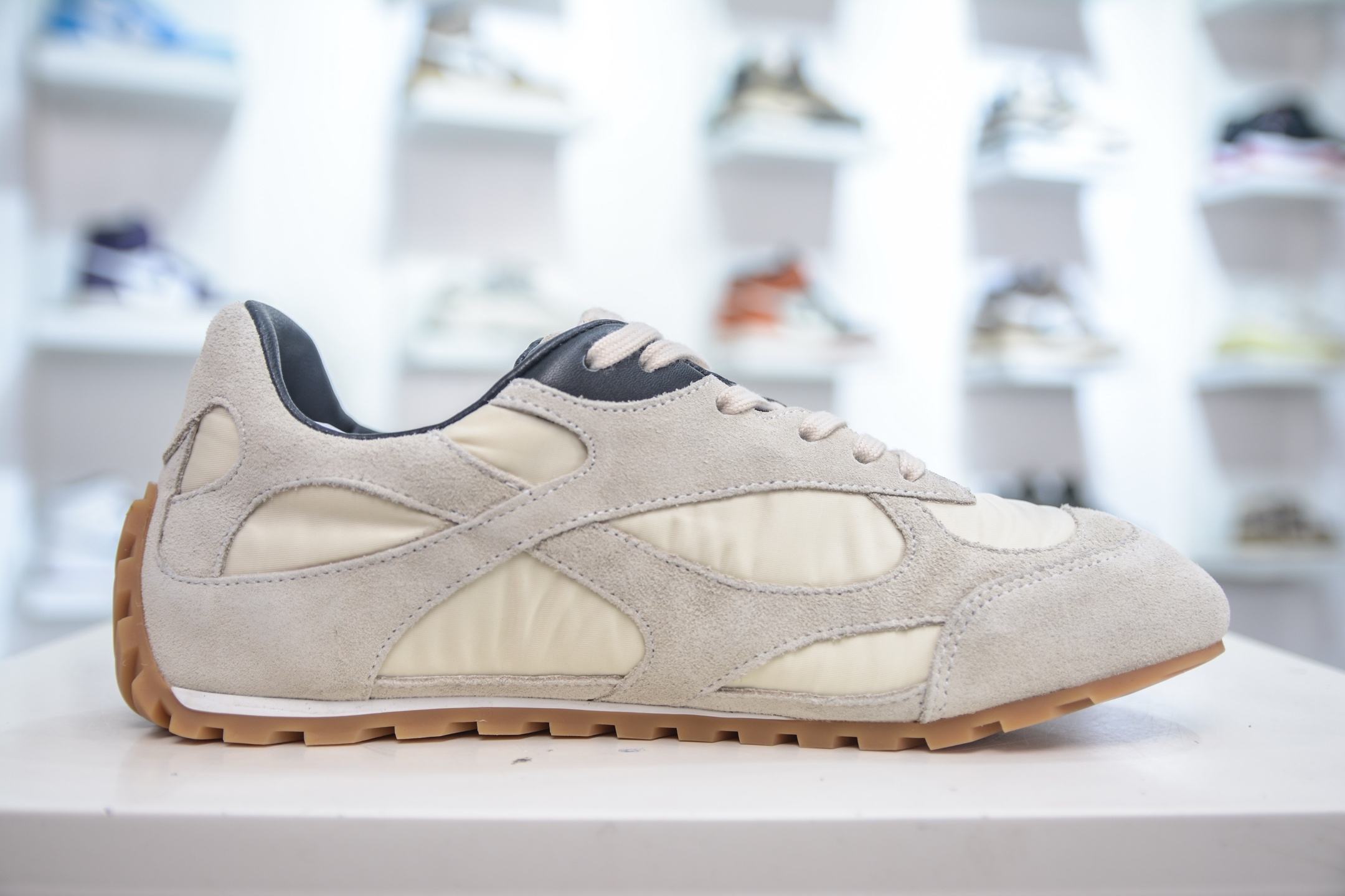 Bottega Veneta Orbit Lace-Up Runner Sneakers Lightweight Fabric, Iconic Design 4 i1748197113311 4198 0 2