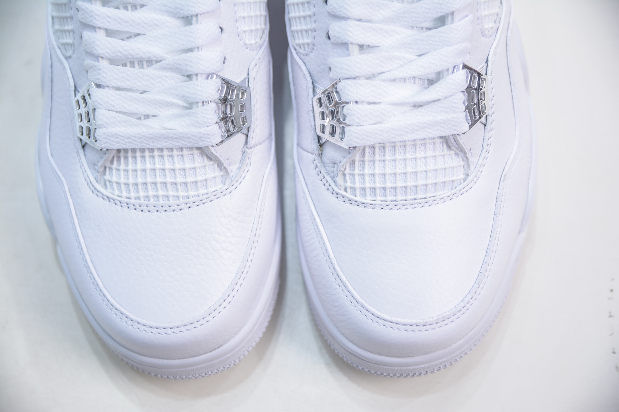 F版 Air Jordan 4 Retro”Pure Money” 乔丹4代白银 308497-100