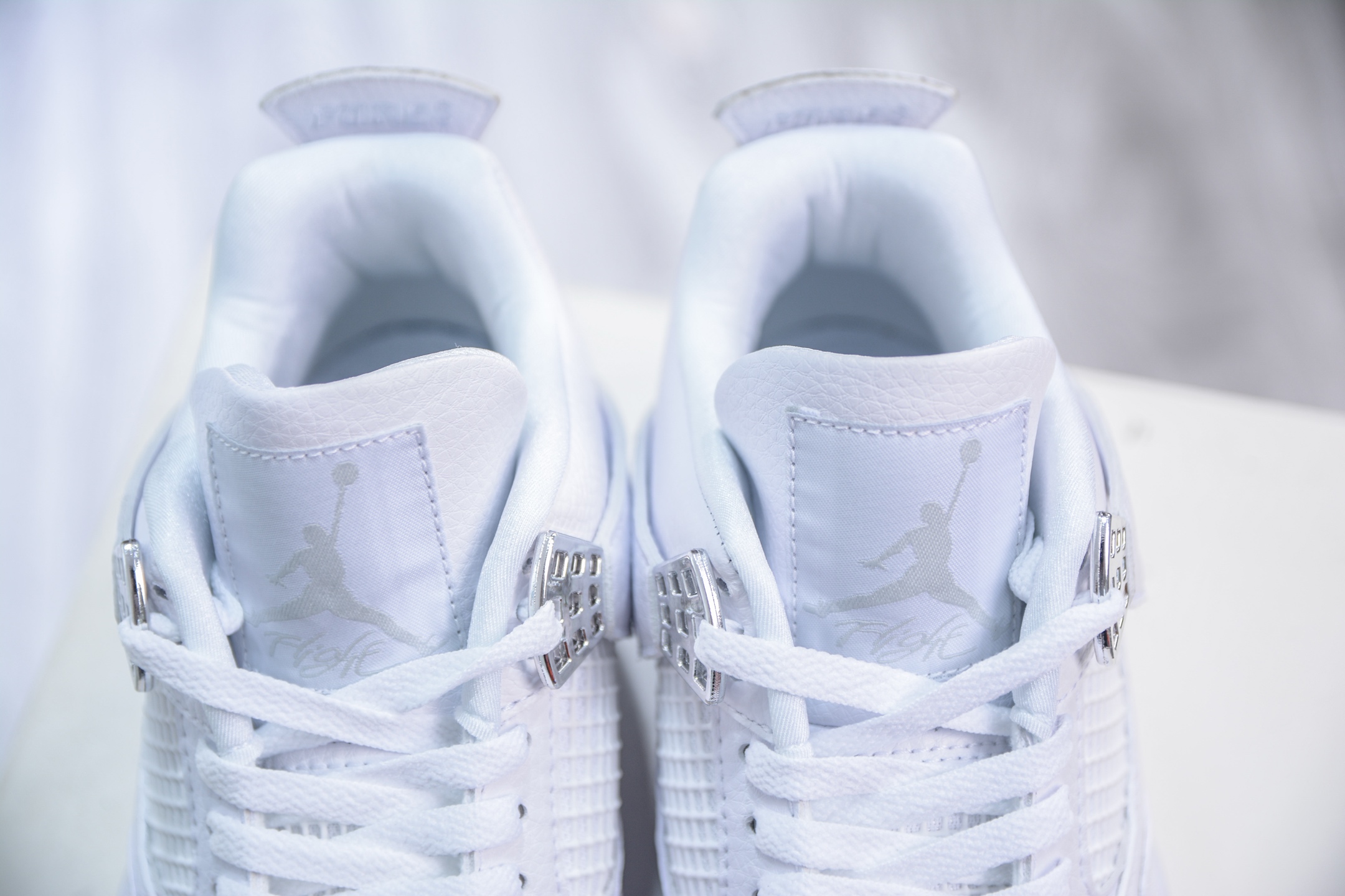 F版 Air Jordan 4 Retro”Pure Money” 乔丹4代白银 308497-100