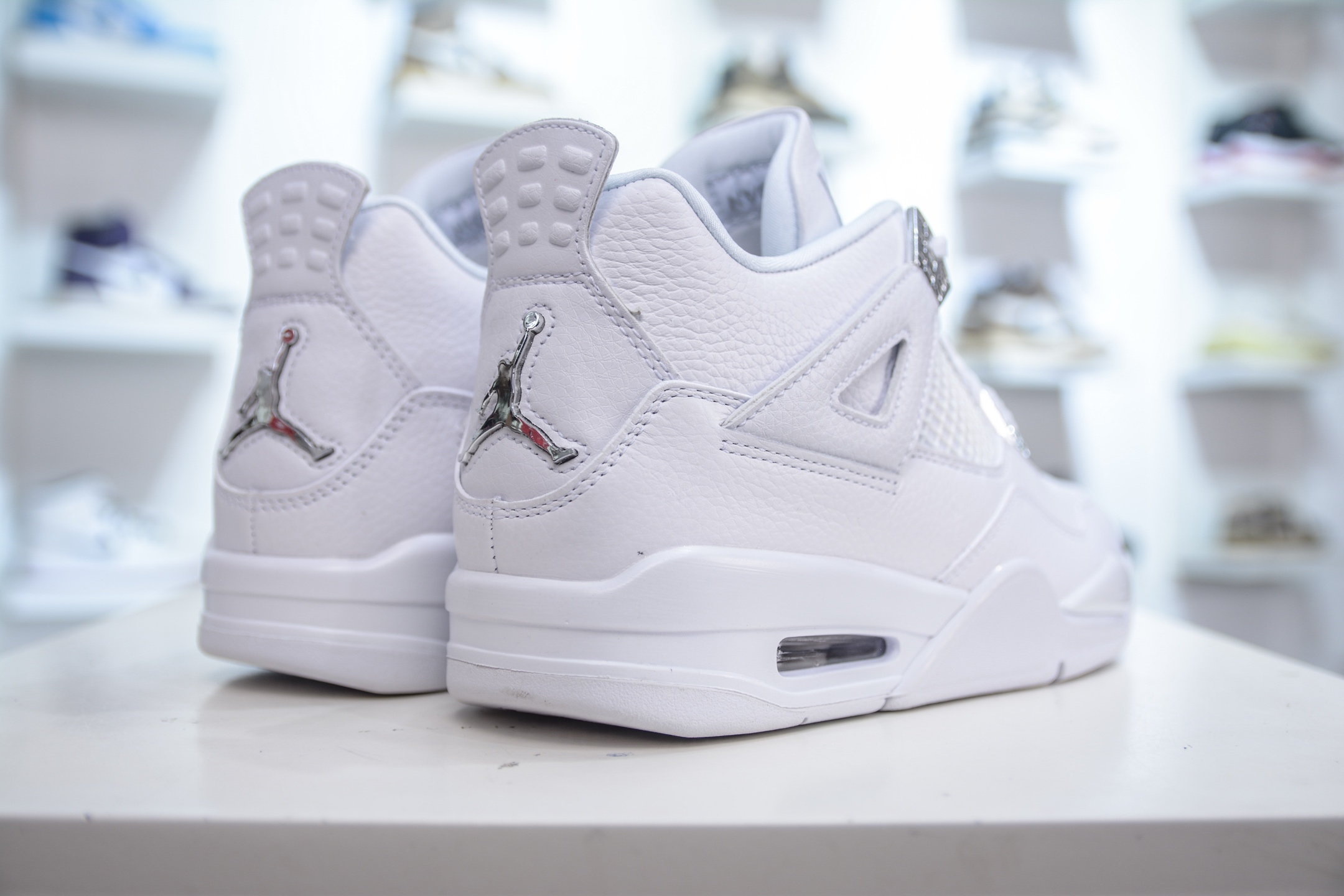 F版 Air Jordan 4 Retro”Pure Money” 乔丹4代白银 308497-100