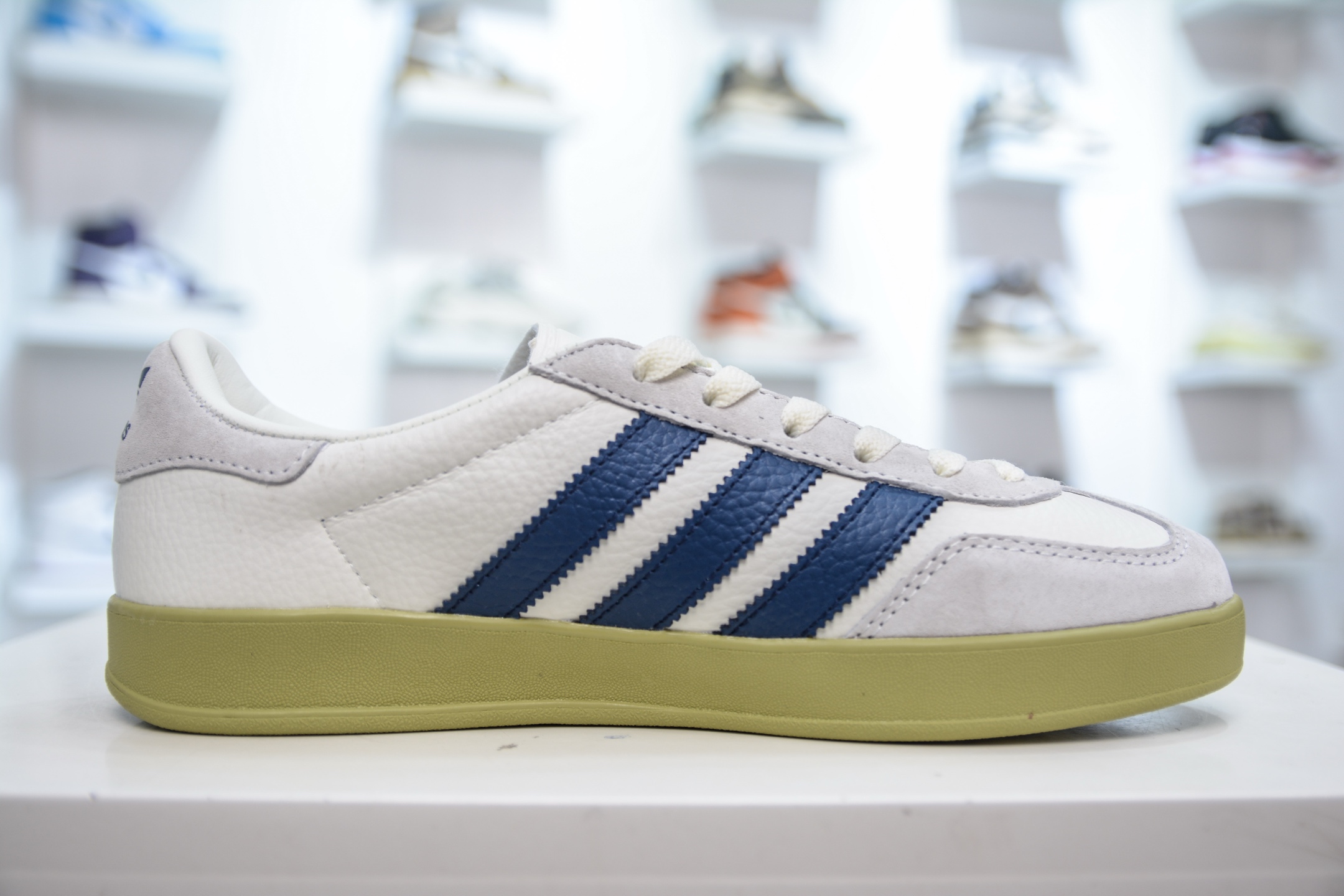 adidas Originals Gazelle INdoor x Stussy 三叶草休闲防滑耐磨低帮板鞋 DD6602