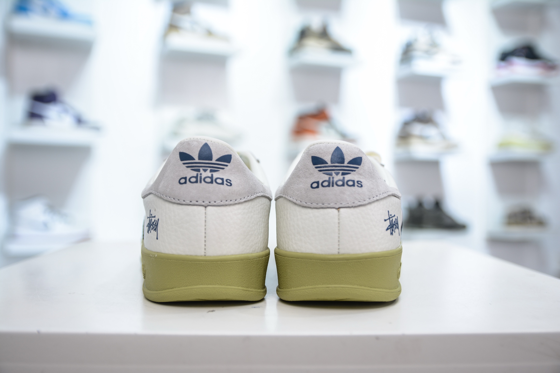 adidas Originals Gazelle INdoor x Stussy 三叶草休闲防滑耐磨低帮板鞋 DD6602