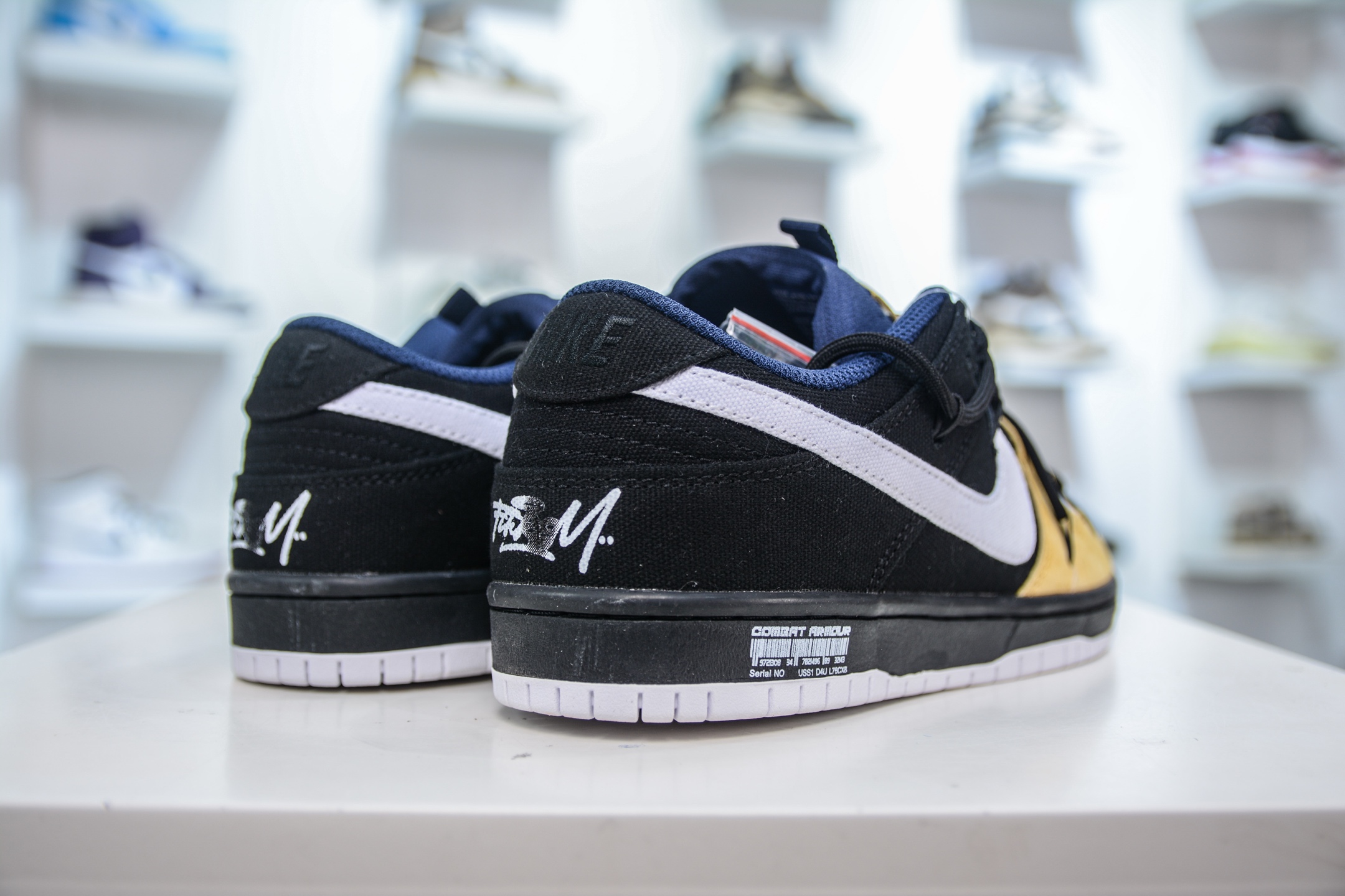 Nike Dunk Low Top Sneakers - Yellow Black White, Comfortable Shoes For Men & Women 7 i1748368952088 9611 0 5