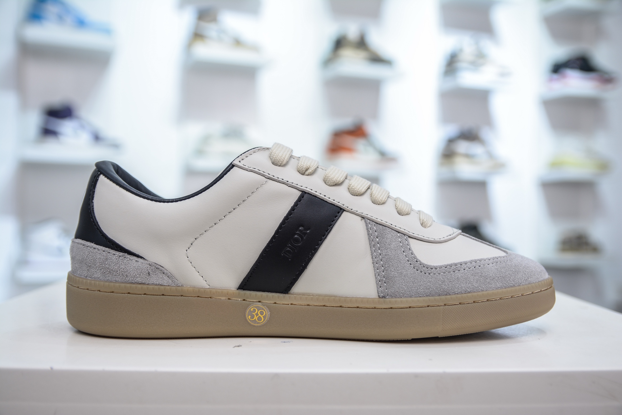 Dior B01 Matchpoint Sneakers, Round Toe, Lace-Up, Leather, CD Icon, Rubber Sole 4 i1748369555862 7051 0 2
