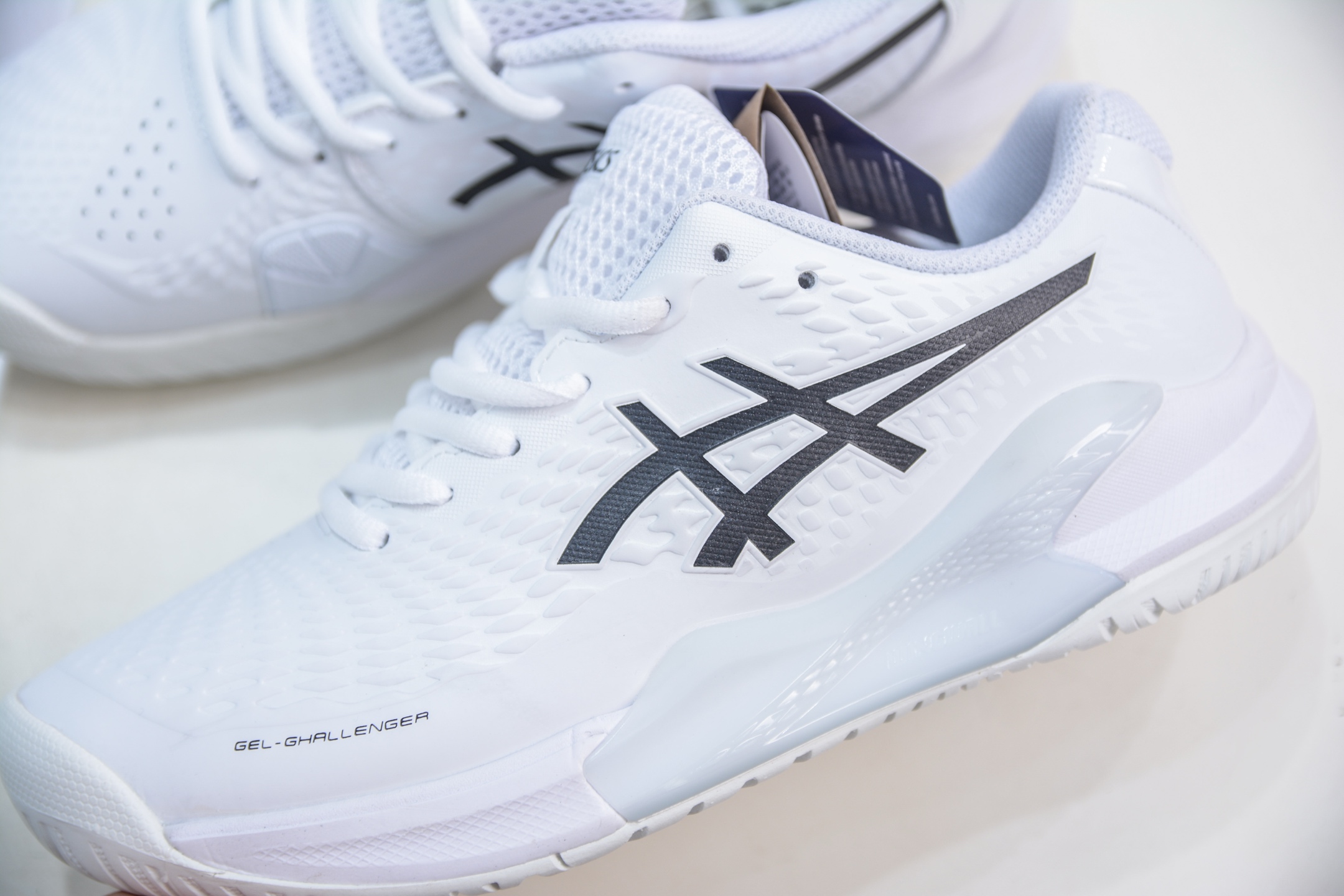 Asics Gel-Challenger 14 White/Black Lightweight Tennis Shoes for Women 7 i1748369781067 2366 0 6