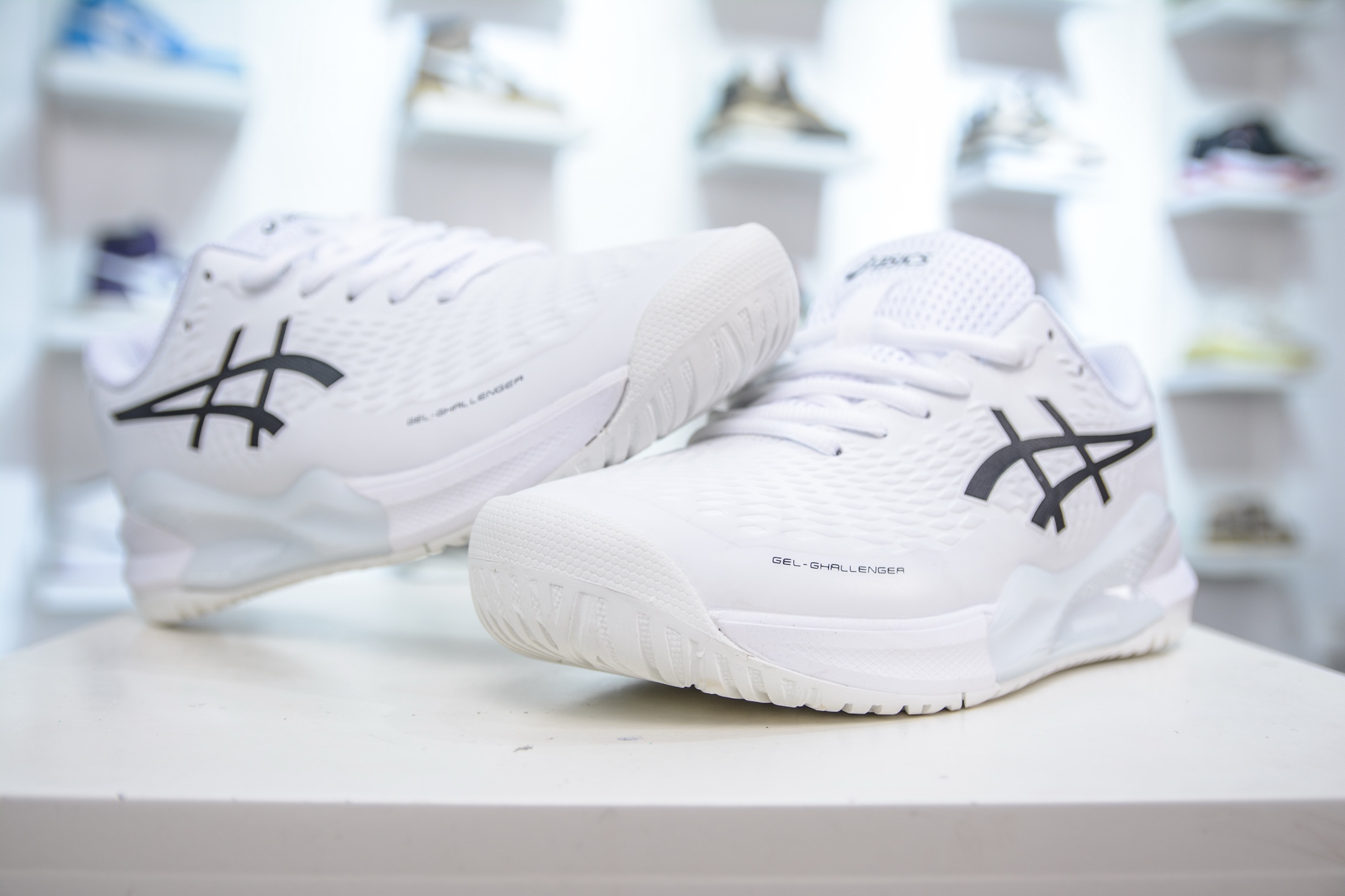 Asics Gel-Challenger 14 White/Black Lightweight Tennis Shoes for Women 4 i1748369781107 5421 0 3
