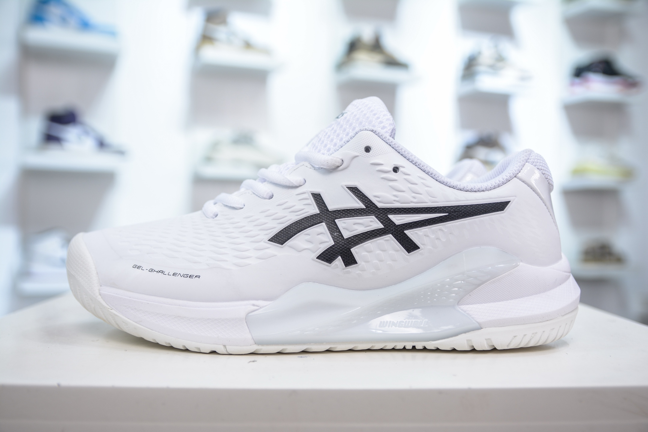 Asics Gel-Challenger 14 White/Black Lightweight Tennis Shoes for Women 1 i1748369782821 7336 0 0