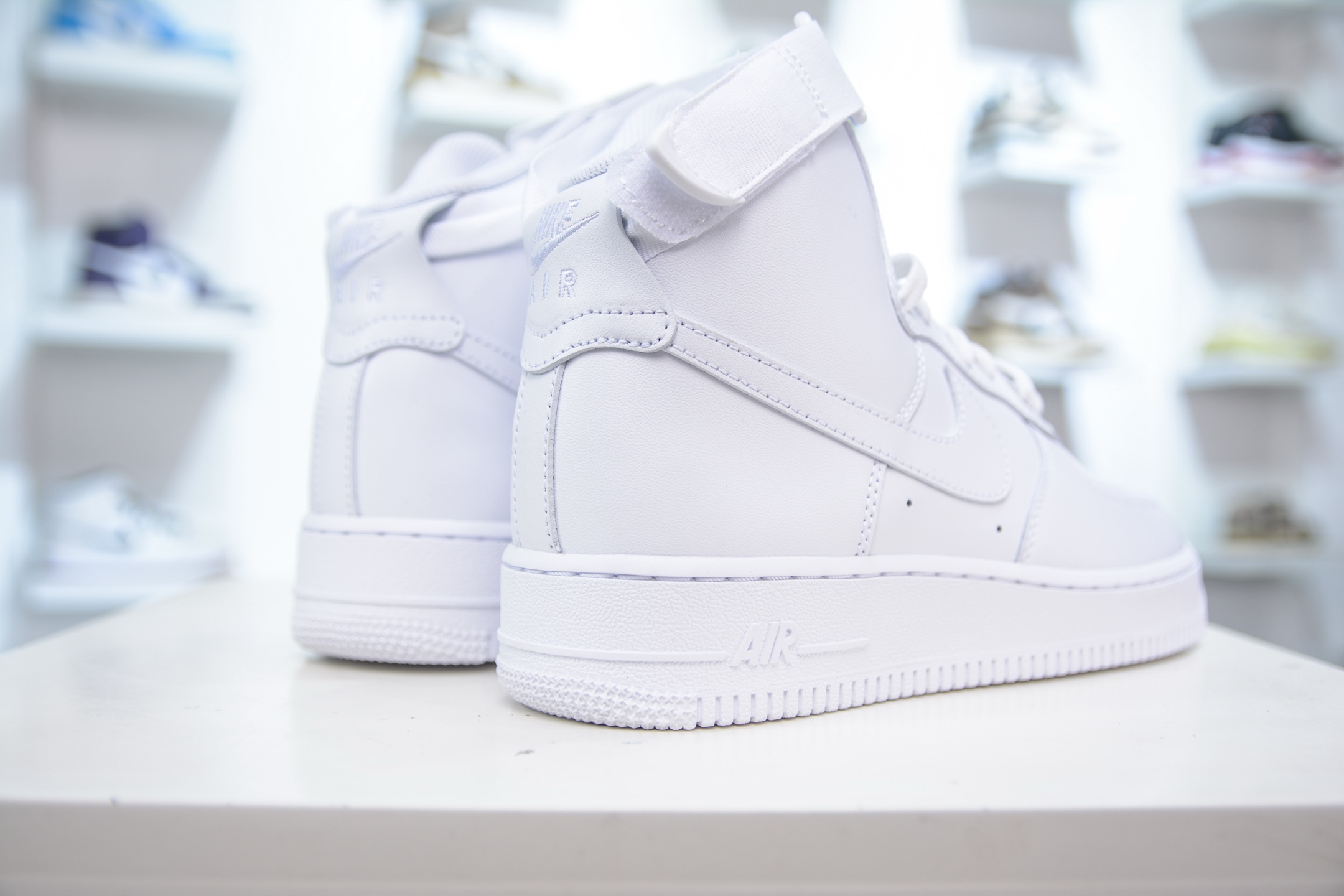 HY版纯原 NK Air Force 1 HIG '07 空军一号高帮经典板鞋 纯白高帮 CW2290-111