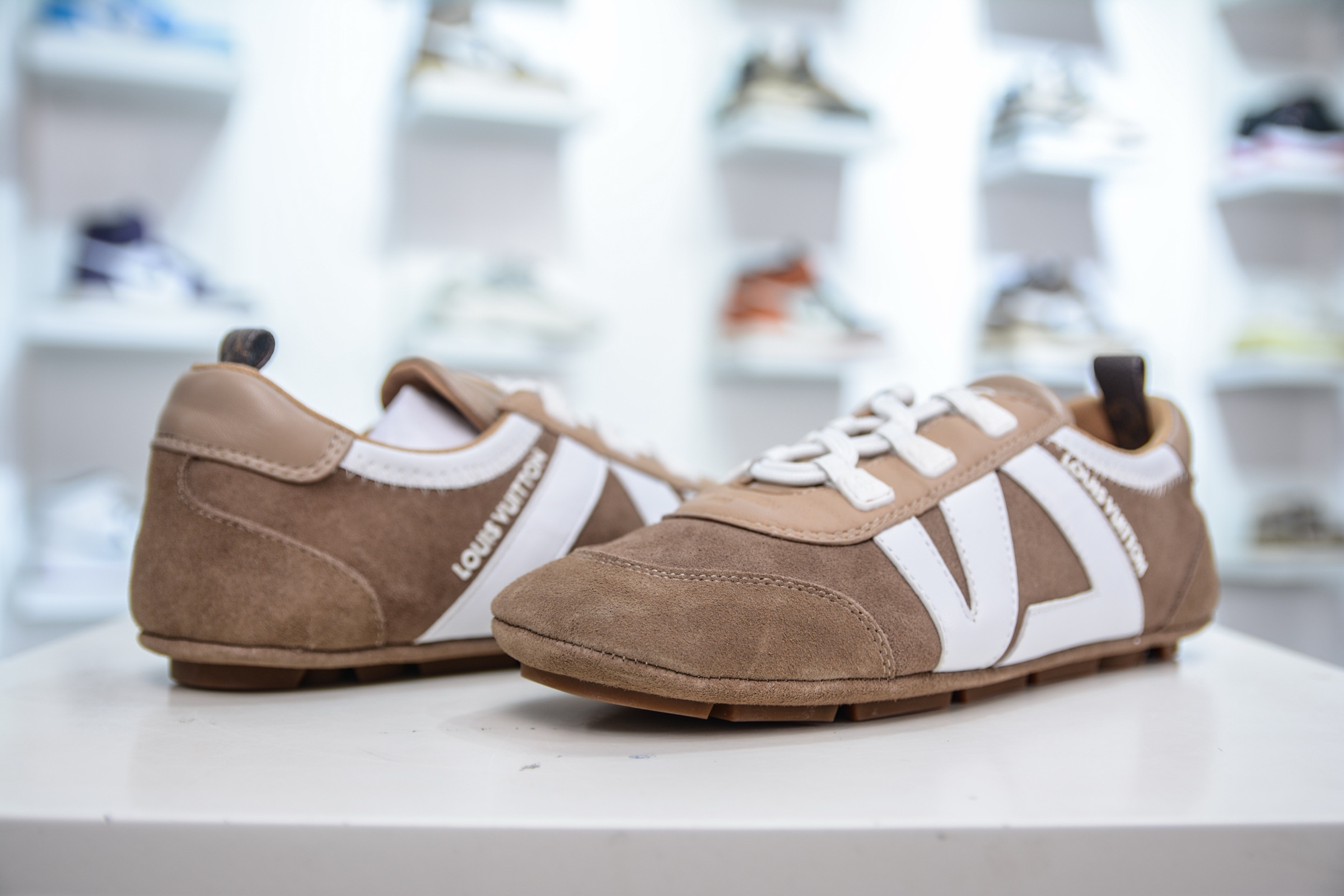 Louis Vuitton Sneakerina: Elegant Leather Ballet Shoes for Women, Brown 7 i1748454782764 1596 0 5