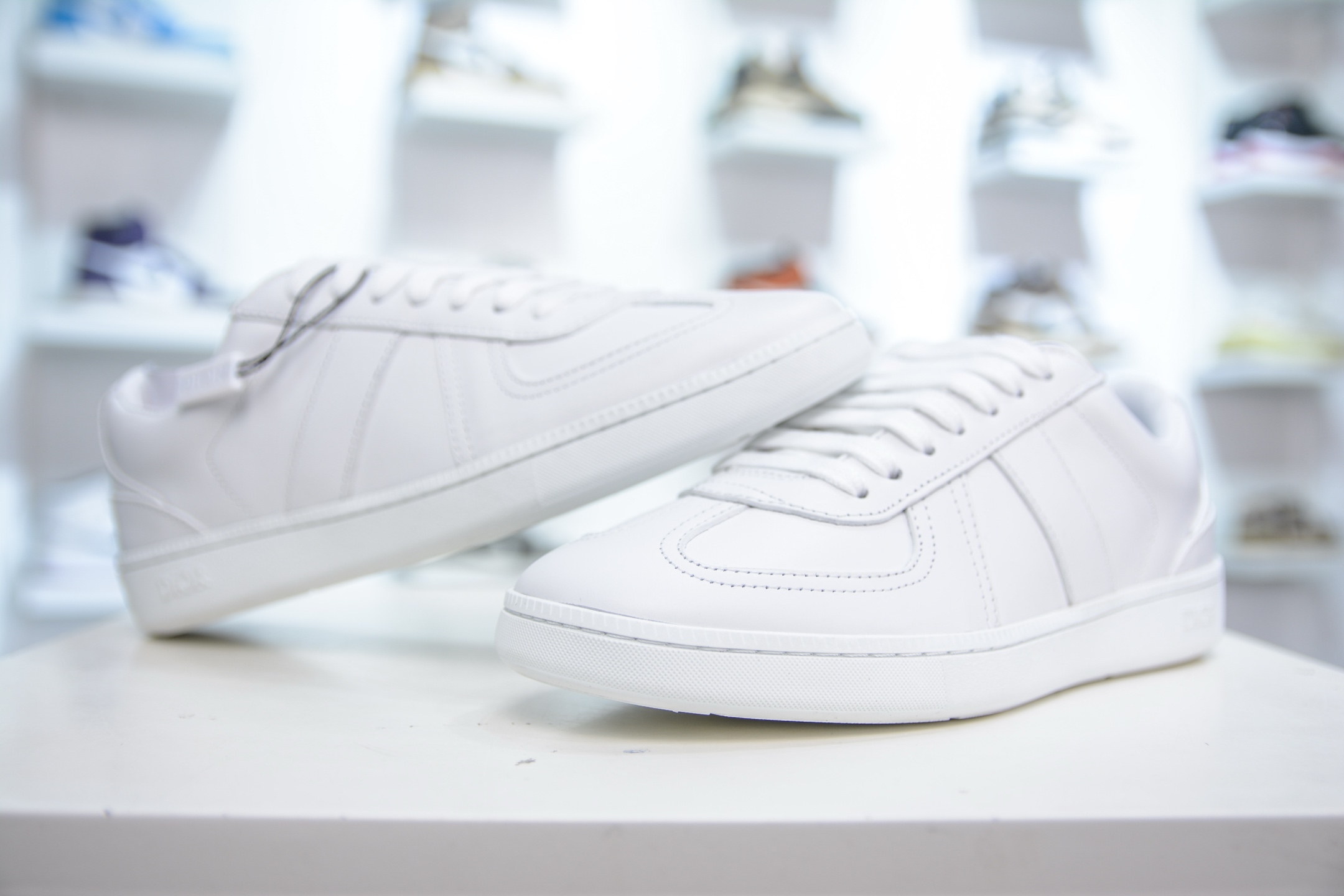 Dior B01 Matchpoint White Leather Sneakers Round Toe Lace-Up, Sizes 38-45 5 i1748454898328 1332 0 3