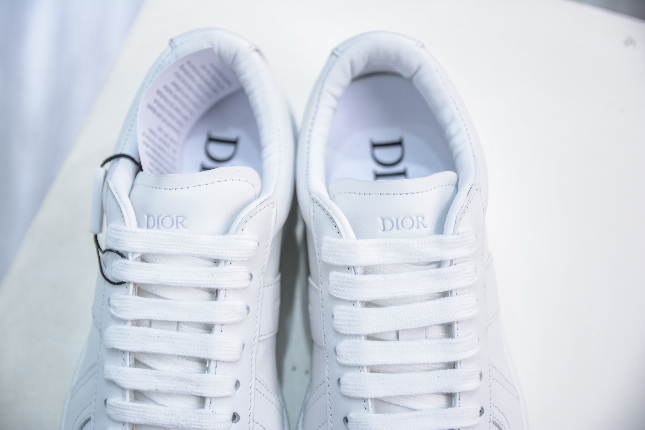 Dior B01 Matchpoint White Leather Sneakers Round Toe Lace-Up, Sizes 38-45 9 i1748454898359 2827 0 7