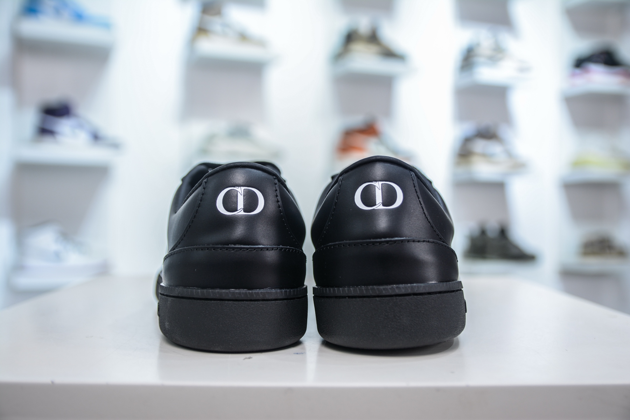 Dior B01 Matchpoint Black Leather Sneakers,Round Toe Lace-Up 2 i1748455094504 1032 0 1