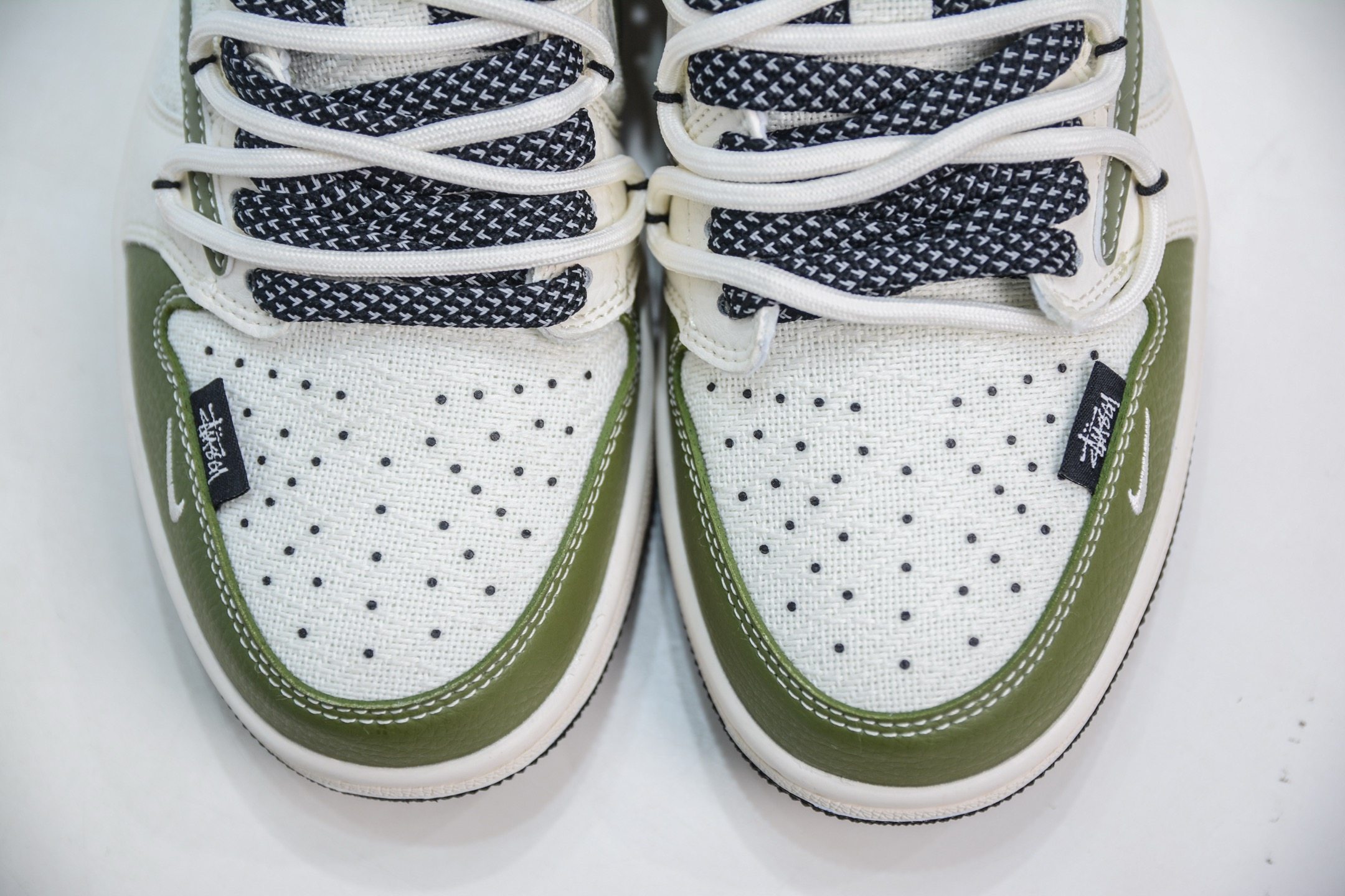 Travis Scott x Nike Air Jordan 1 Low x Stussy Green Hemp Sneakers 10 i1748469571067 6206 0 8