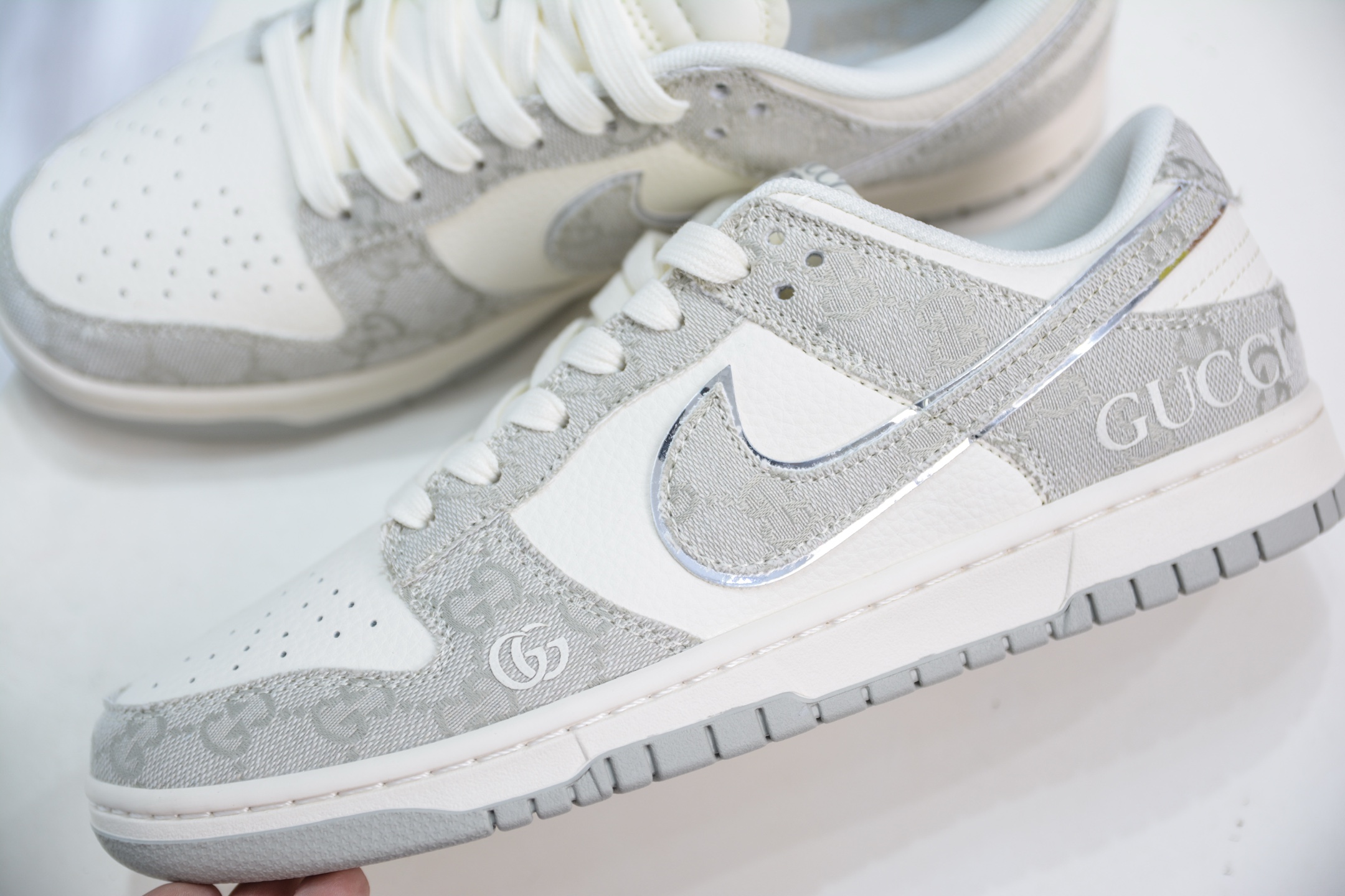 260 Nike SB Dunk Low x GUCCI 古驰联名-灰白牛仔 XD1588-212