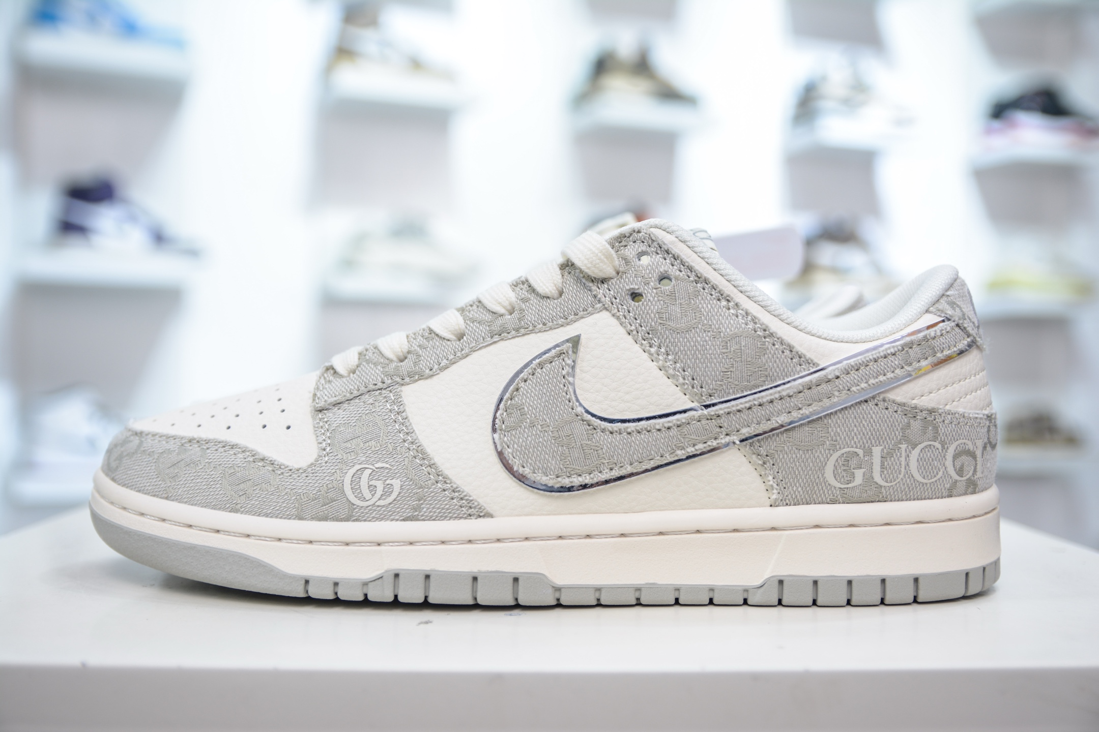 260 Nike SB Dunk Low x GUCCI 古驰联名-灰白牛仔 XD1588-212