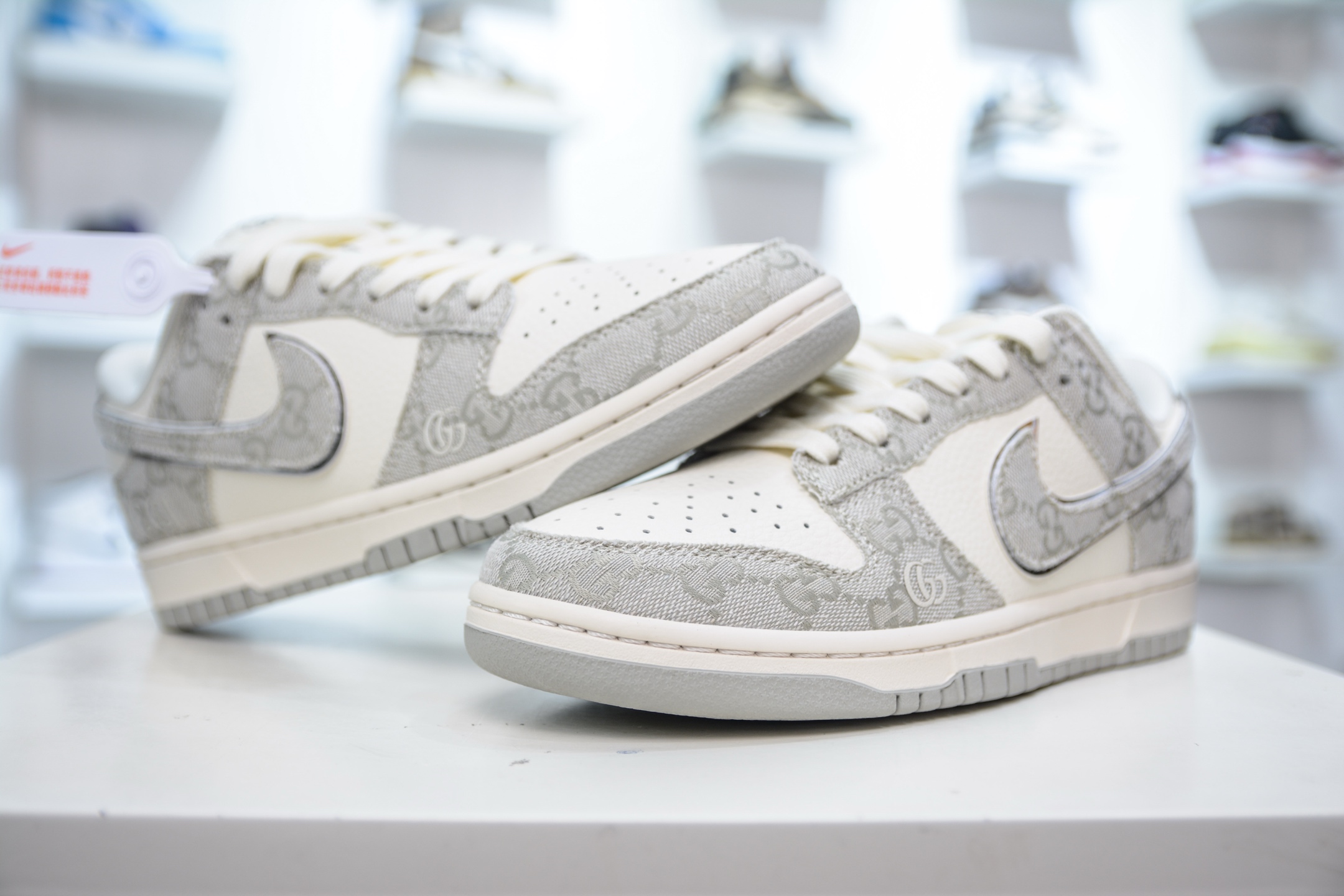 260 Nike SB Dunk Low x GUCCI 古驰联名-灰白牛仔 XD1588-212