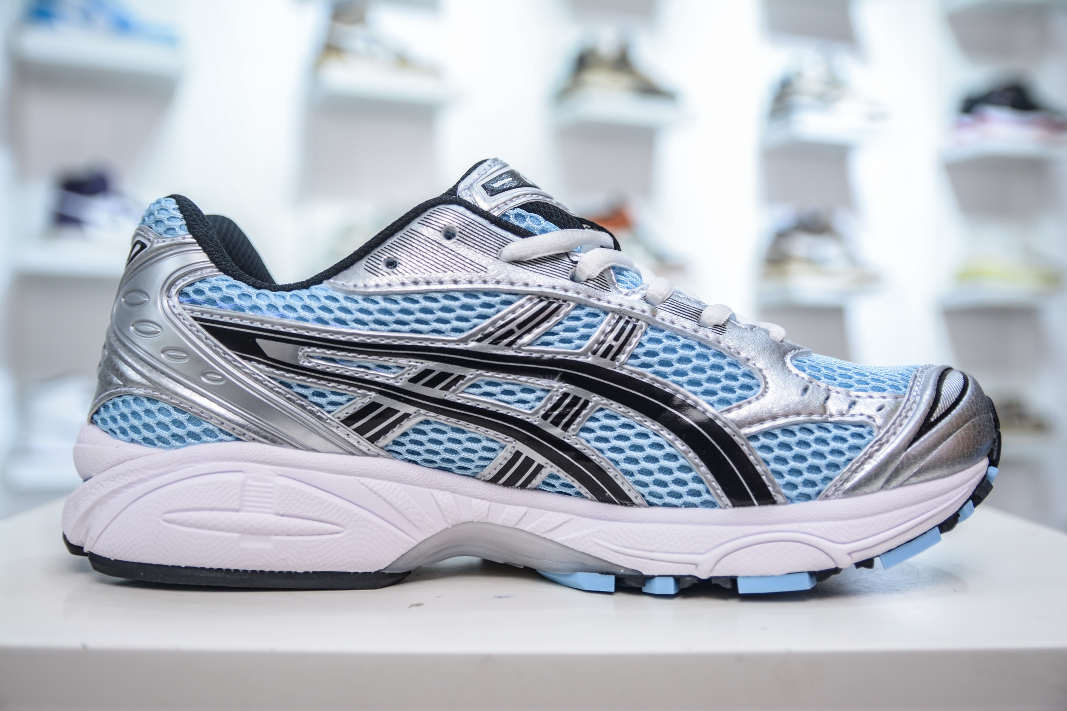ASICS Gel Kayano 14 Cream Denim Blue Running Shoes - Lightweight & Cushioned 4 i1748471169788 9619 0 2