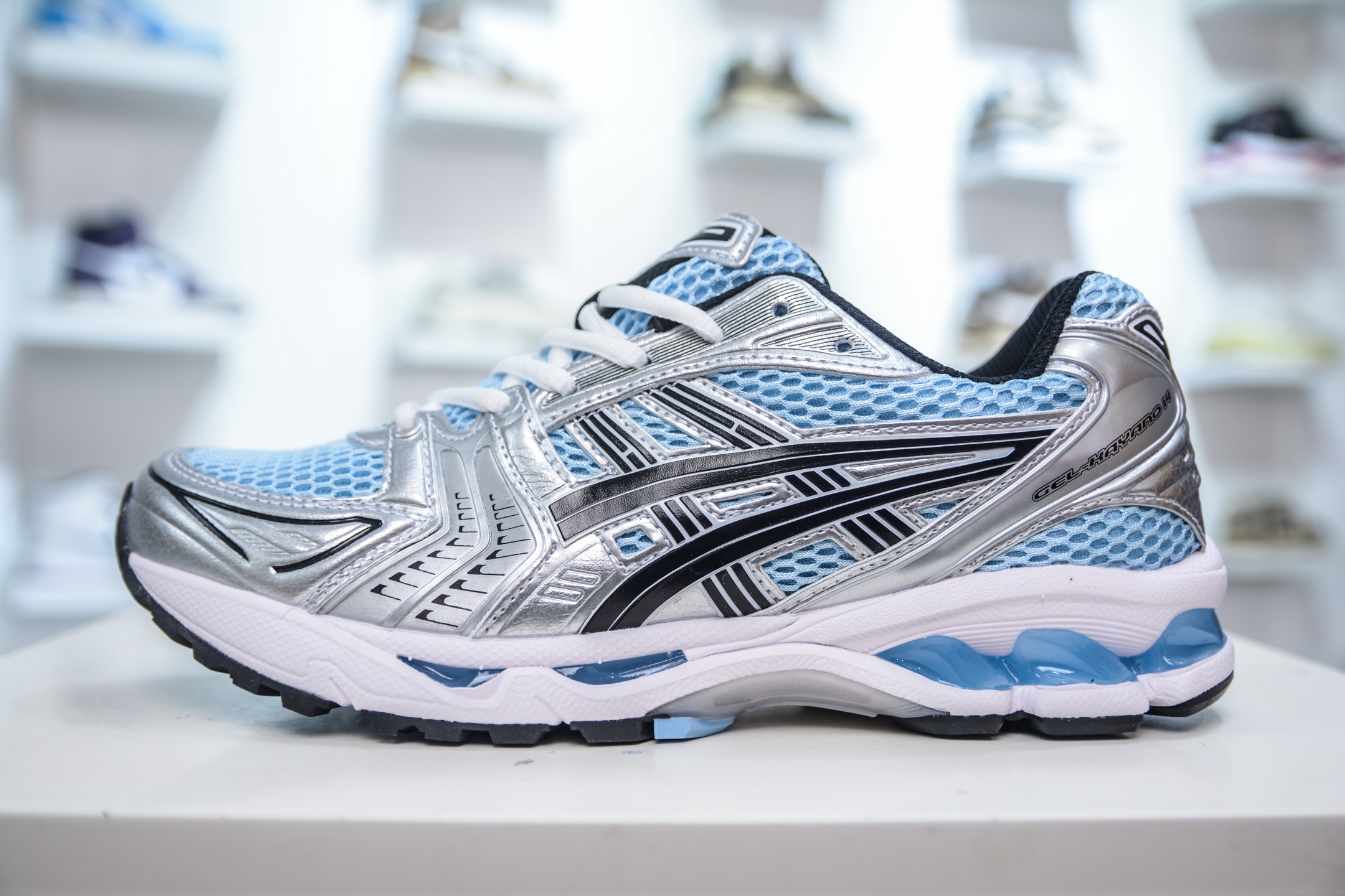 ASICS Gel Kayano 14 Cream Denim Blue Running Shoes - Lightweight & Cushioned 2 i1748471171080 8138 0 0