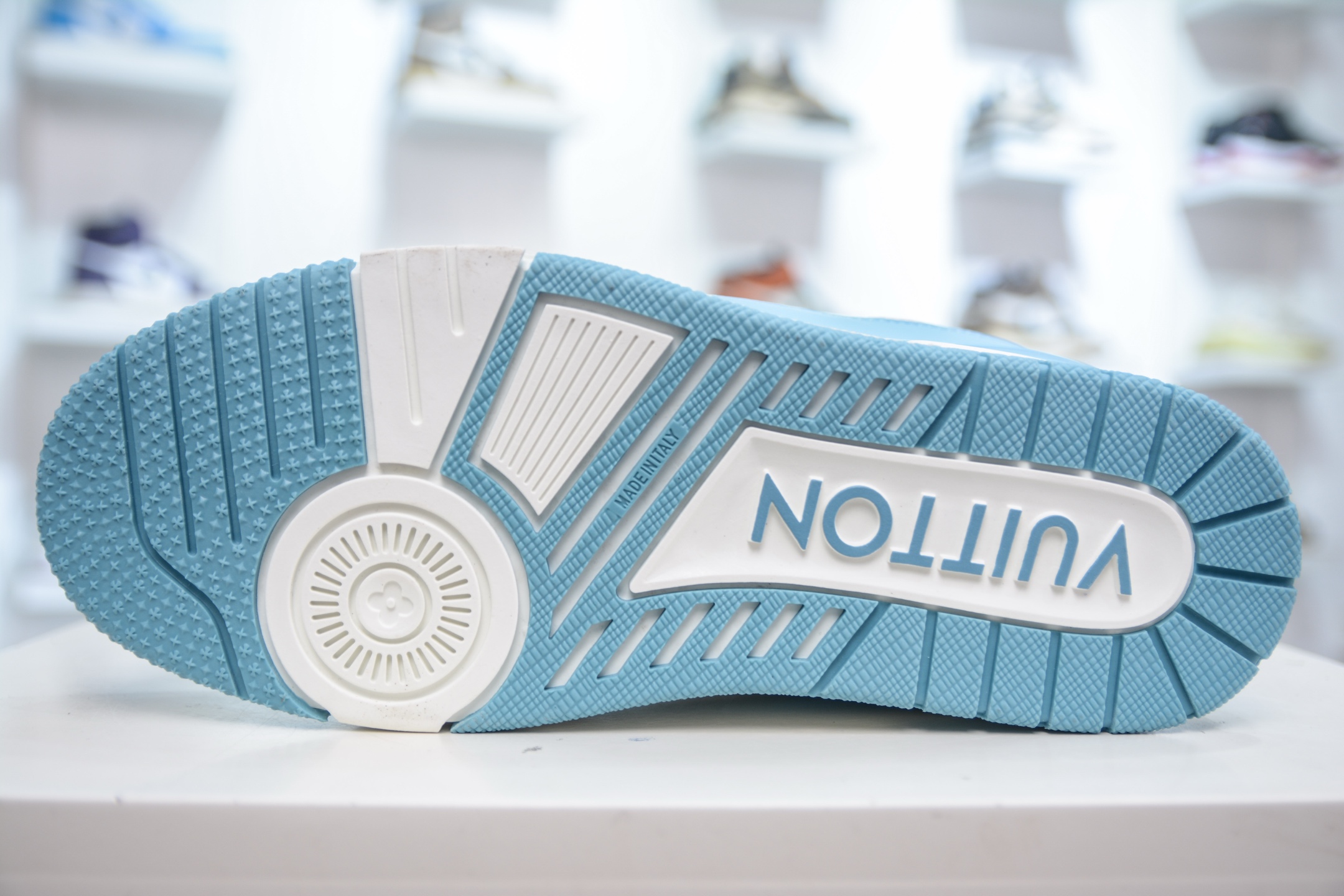 Louis Vuitton Trainer Sneaker: Fashion Runway Style, Premium Quality, Light Blue 6 i1748543849002 3233 0 4