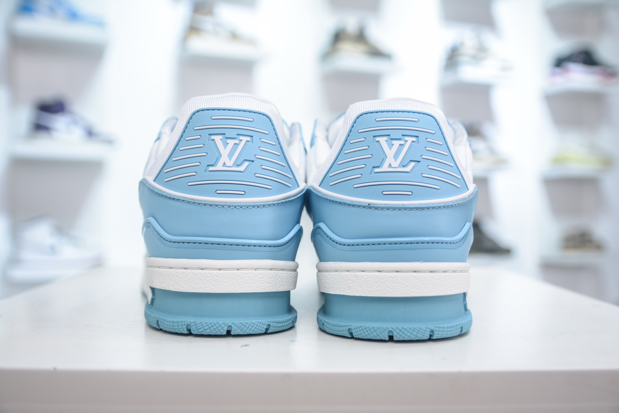 Louis Vuitton Trainer Sneaker: Fashion Runway Style, Premium Quality, Light Blue 3 i1748543850306 6367 0 1