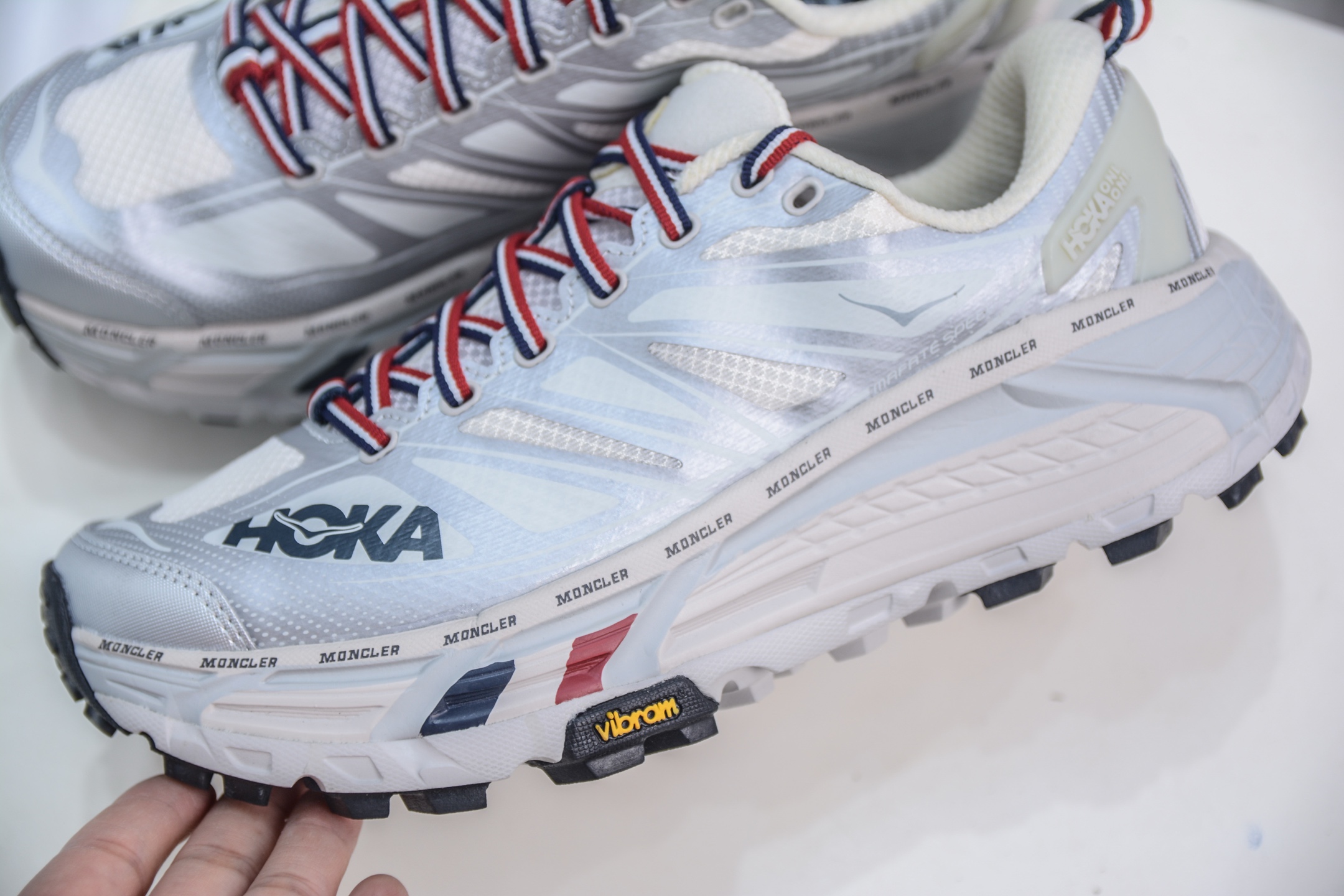 Moncler x Hoka One One Mafate Speed 2 Sneakers - Mist Grey, Lightweight 8 i1748543929879 9265 0 6