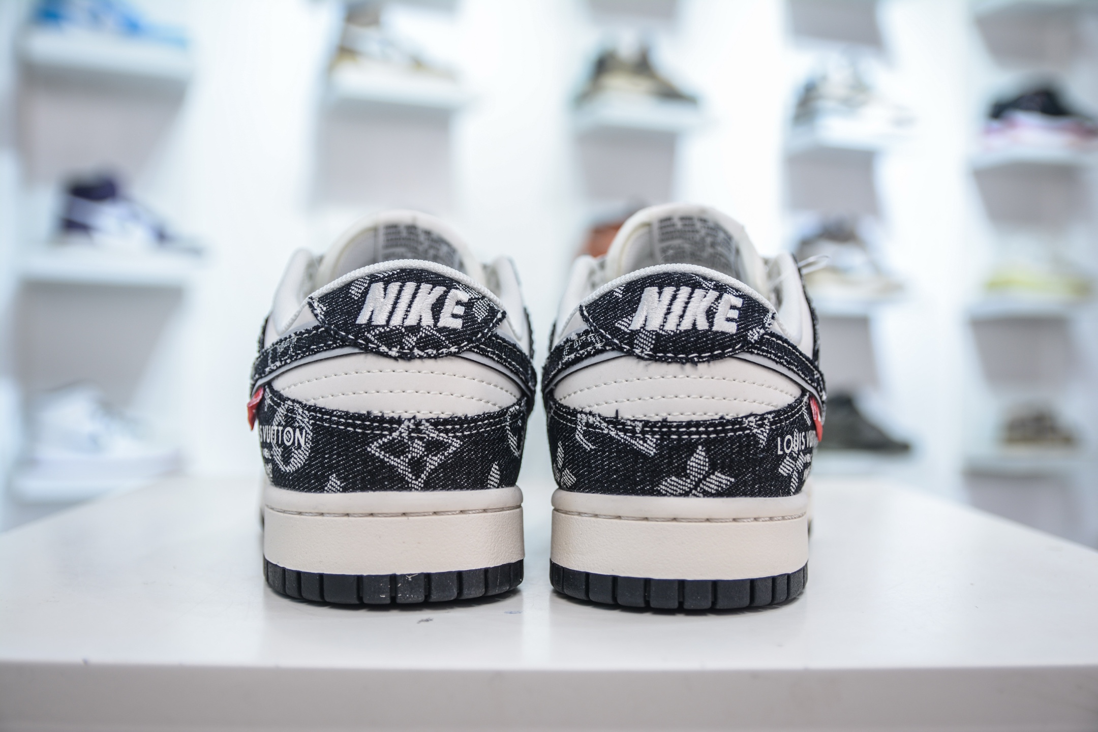 Nike SB Dunk Low x Louis Vuitton LV联名-黑牛仔黑勾  YX5066-351