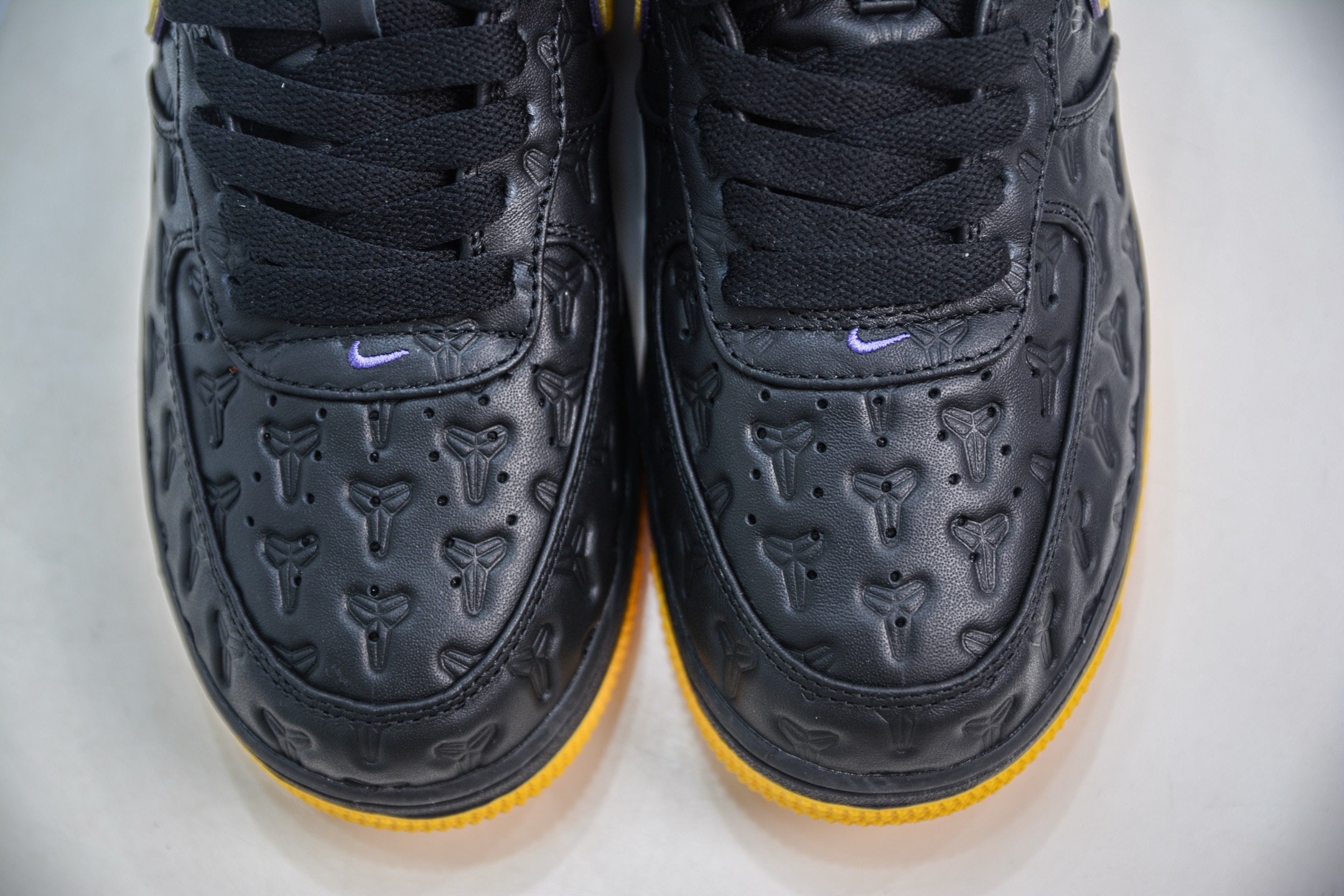新G纯原 Nike Air Force 1 Low ”Kobe Bryant” 黑黄 空军一号低帮百搭休闲运动板鞋  HV5122-001