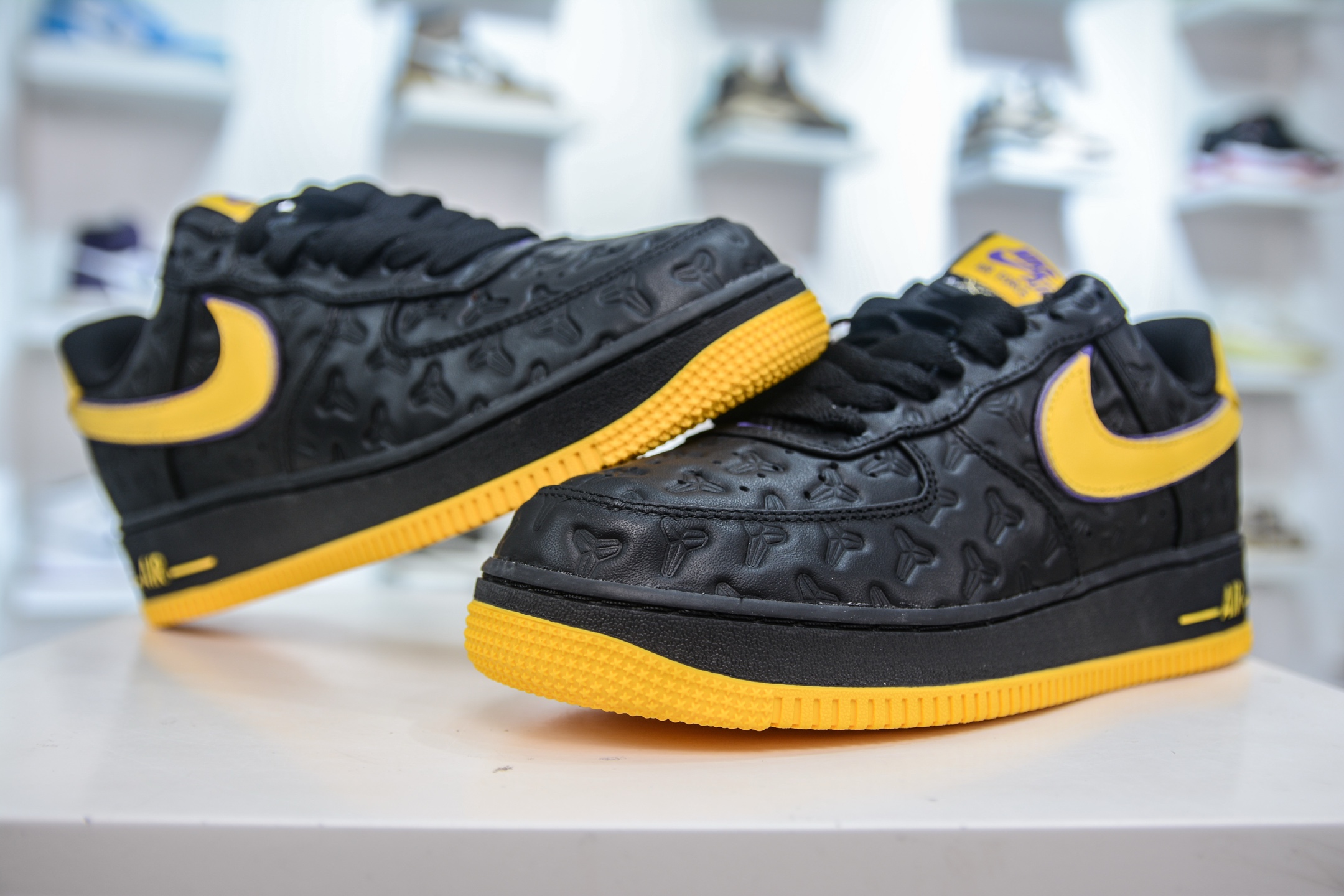 新G纯原 Nike Air Force 1 Low ”Kobe Bryant” 黑黄 空军一号低帮百搭休闲运动板鞋  HV5122-001