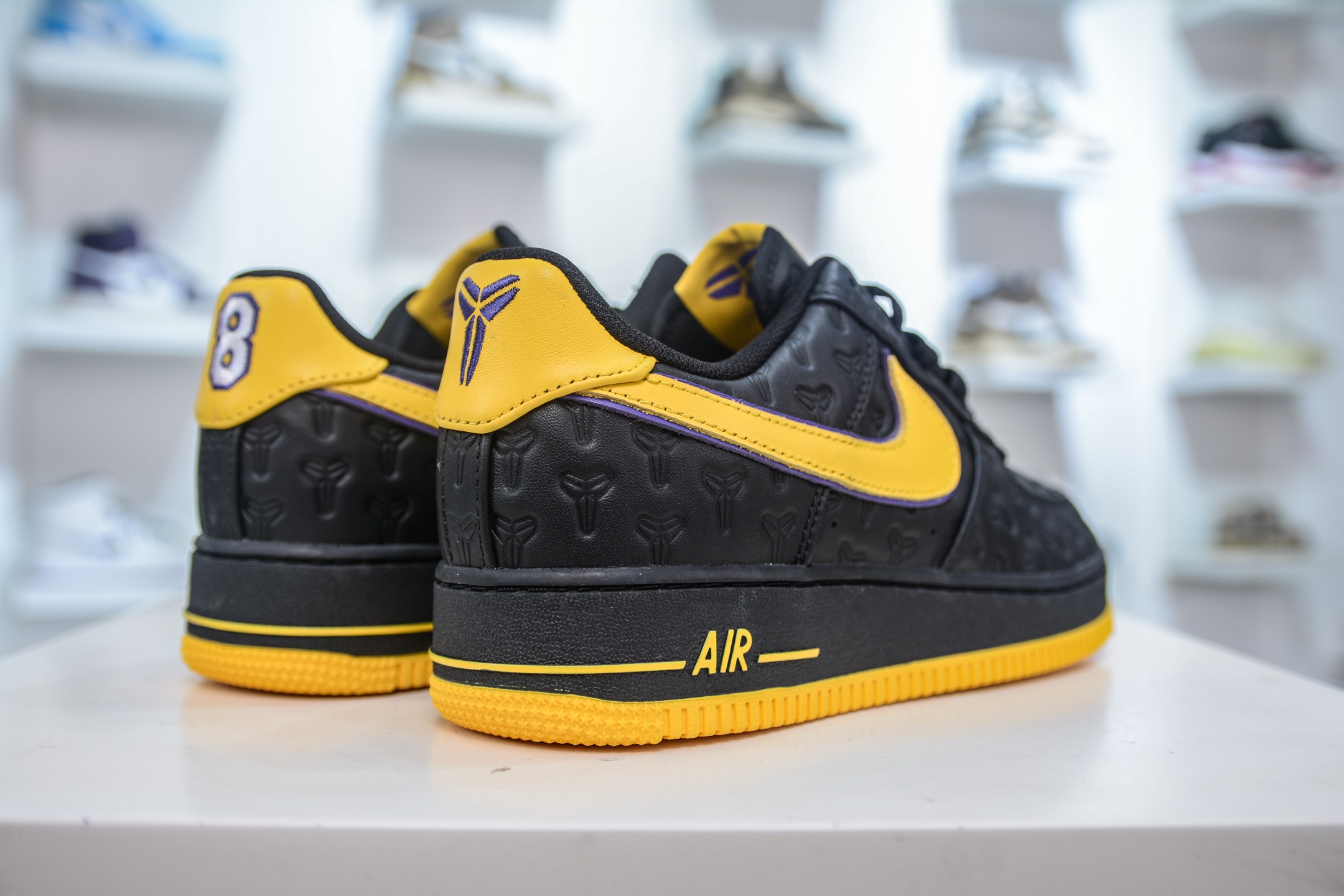 新G纯原 Nike Air Force 1 Low ”Kobe Bryant” 黑黄 空军一号低帮百搭休闲运动板鞋  HV5122-001