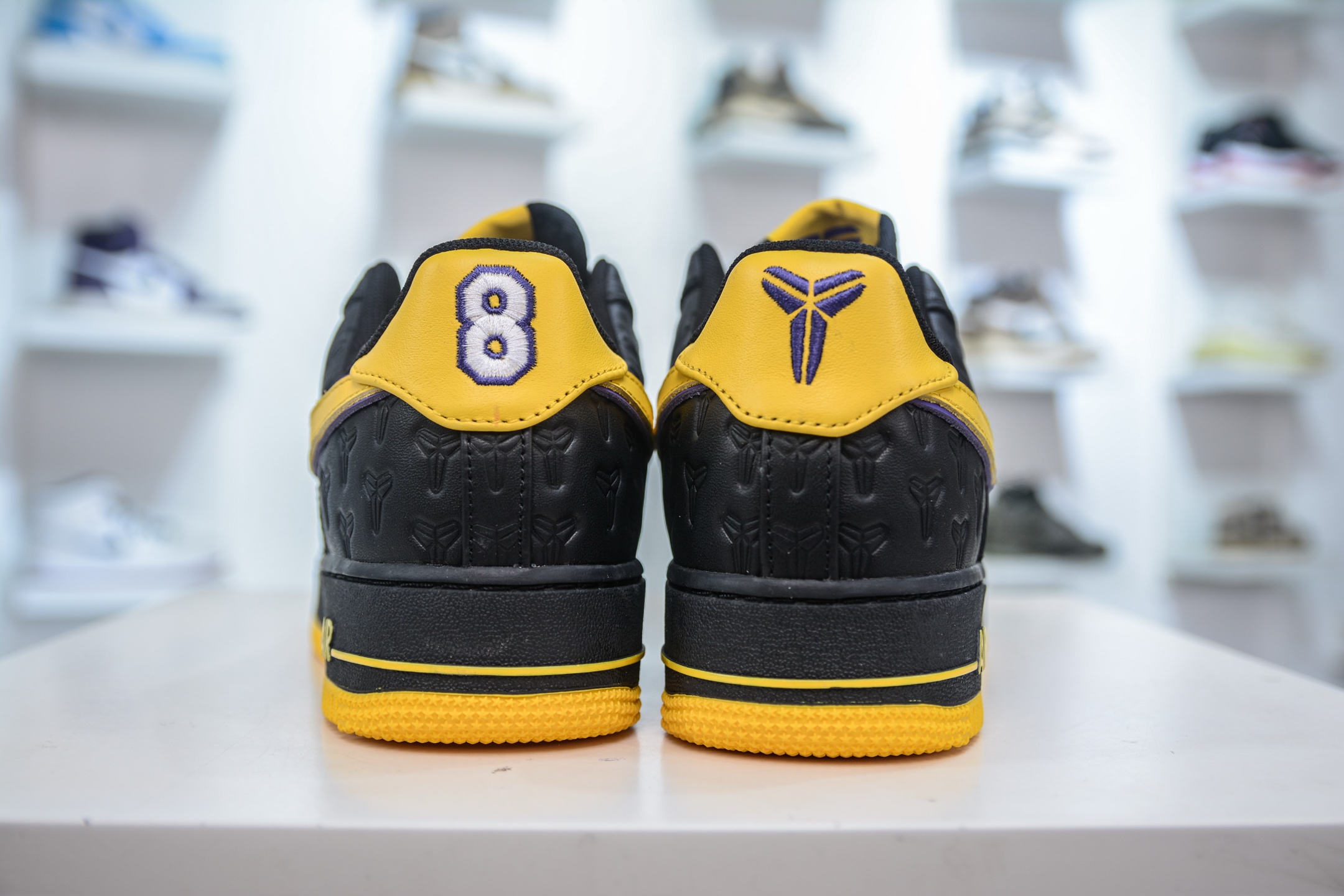 新G纯原 Nike Air Force 1 Low ”Kobe Bryant” 黑黄 空军一号低帮百搭休闲运动板鞋  HV5122-001