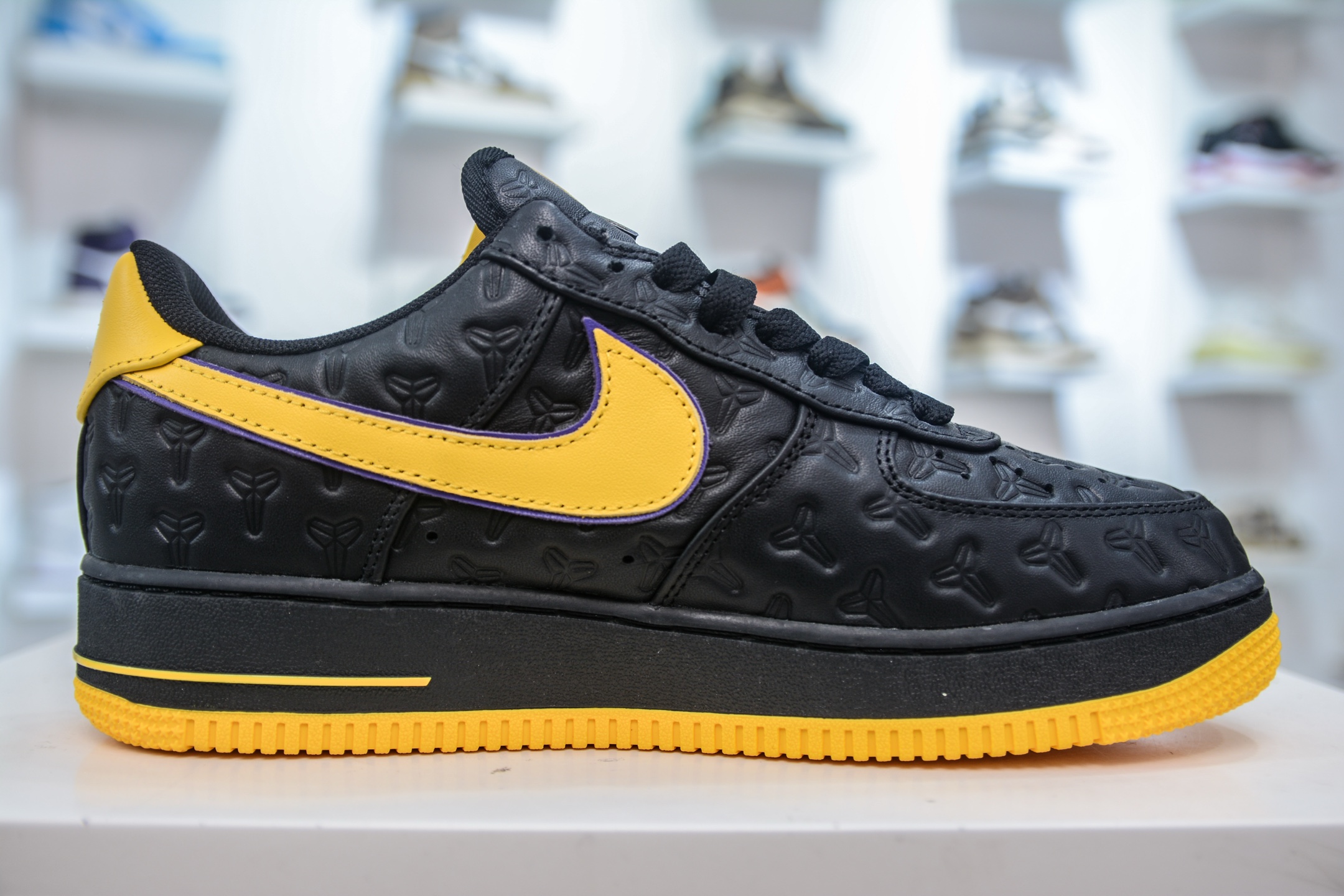 新G纯原 Nike Air Force 1 Low ”Kobe Bryant” 黑黄 空军一号低帮百搭休闲运动板鞋  HV5122-001