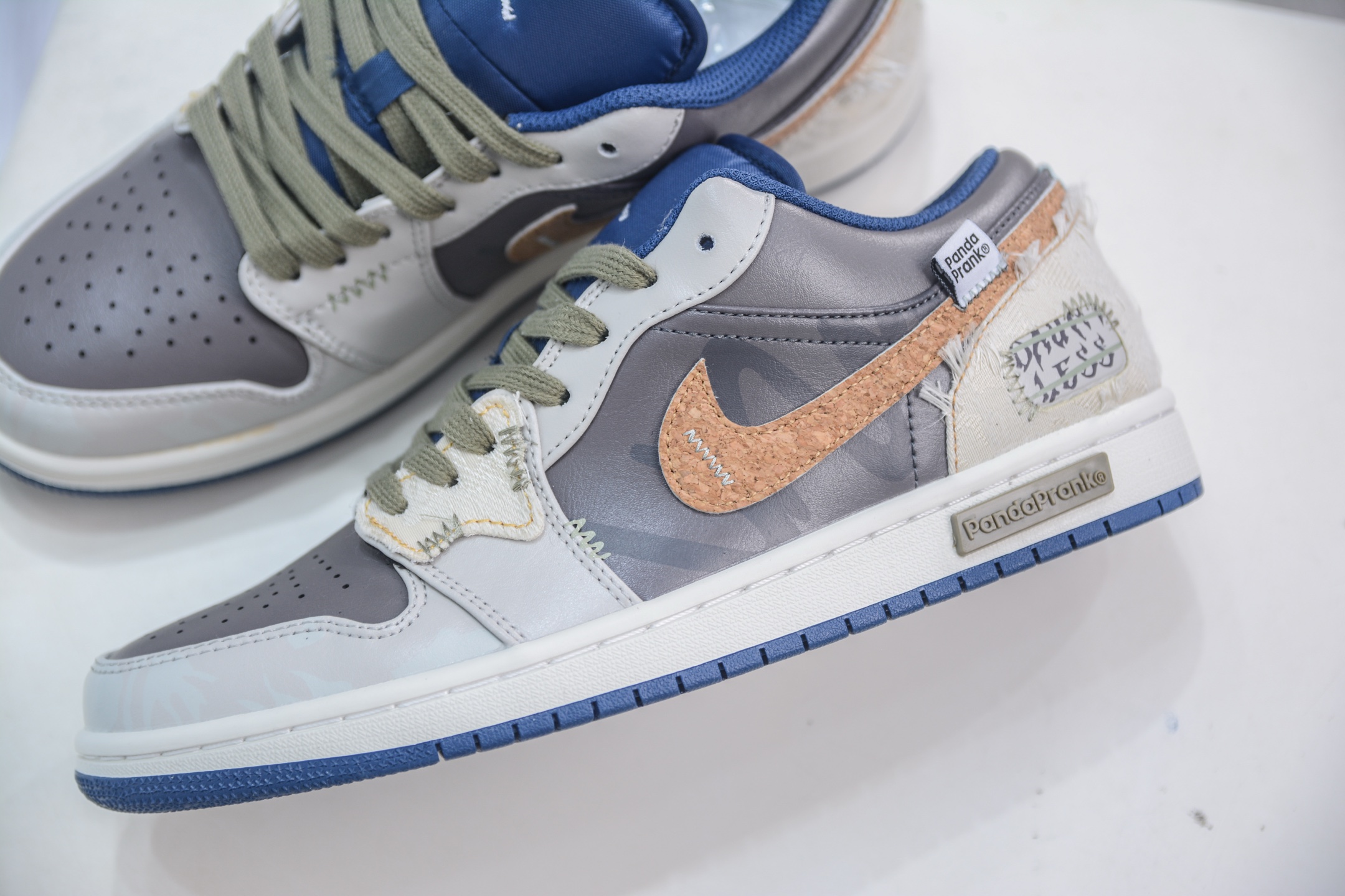 Air Jordan 1 LOW 熊猫恶作剧 荒无底 棕灰  553558-414