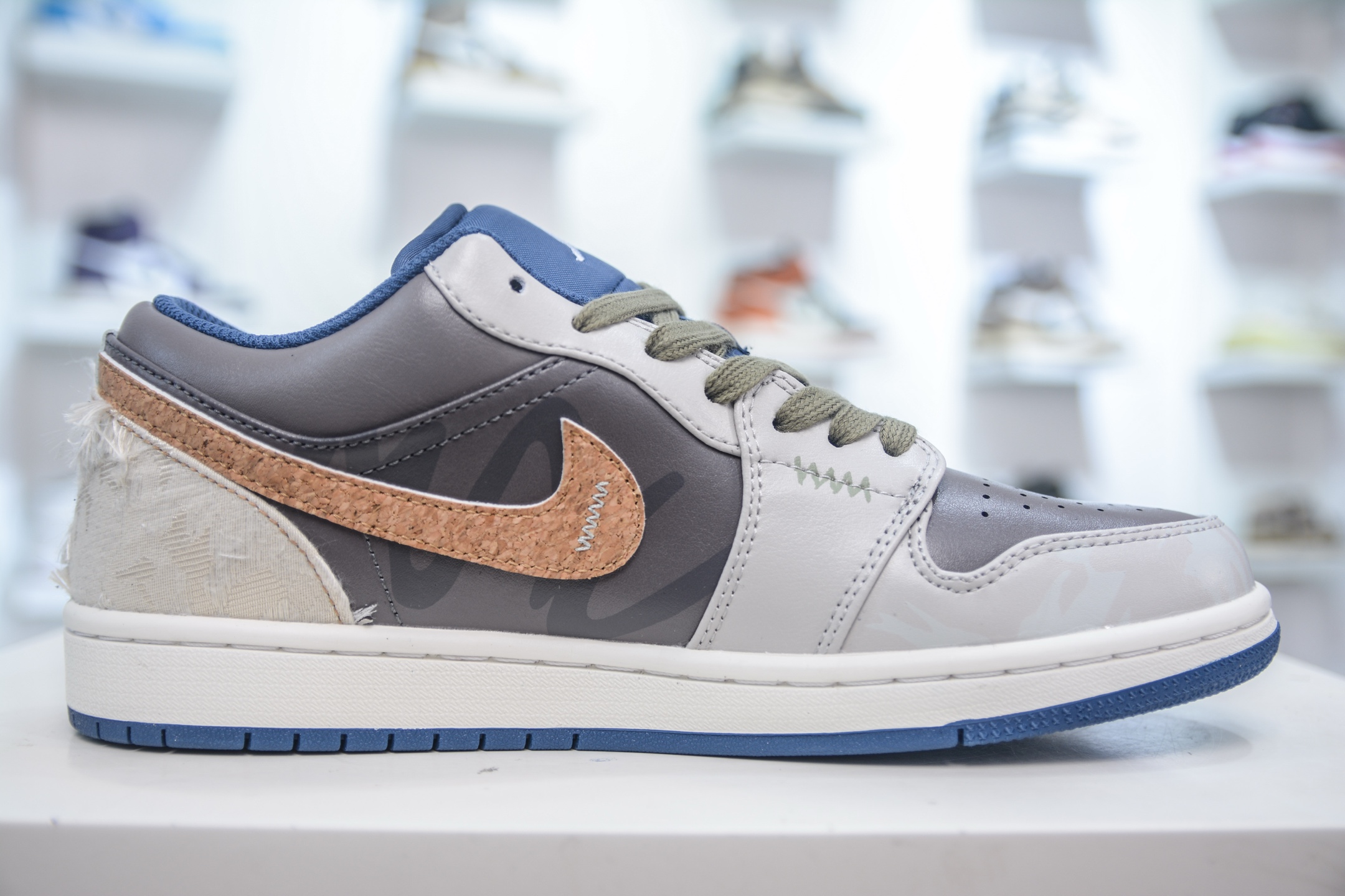 Air Jordan 1 LOW 熊猫恶作剧 荒无底 棕灰  553558-414