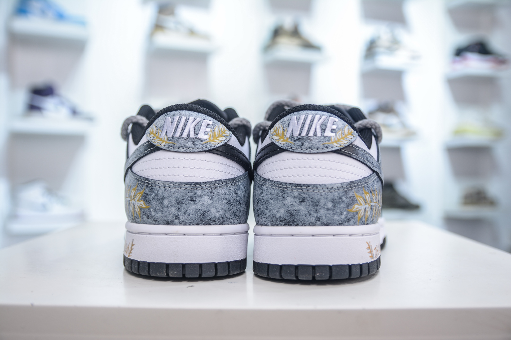 YC纯原 Nike Dunk Low 江浸月 风吹麦浪 灰白金 DD1391-100