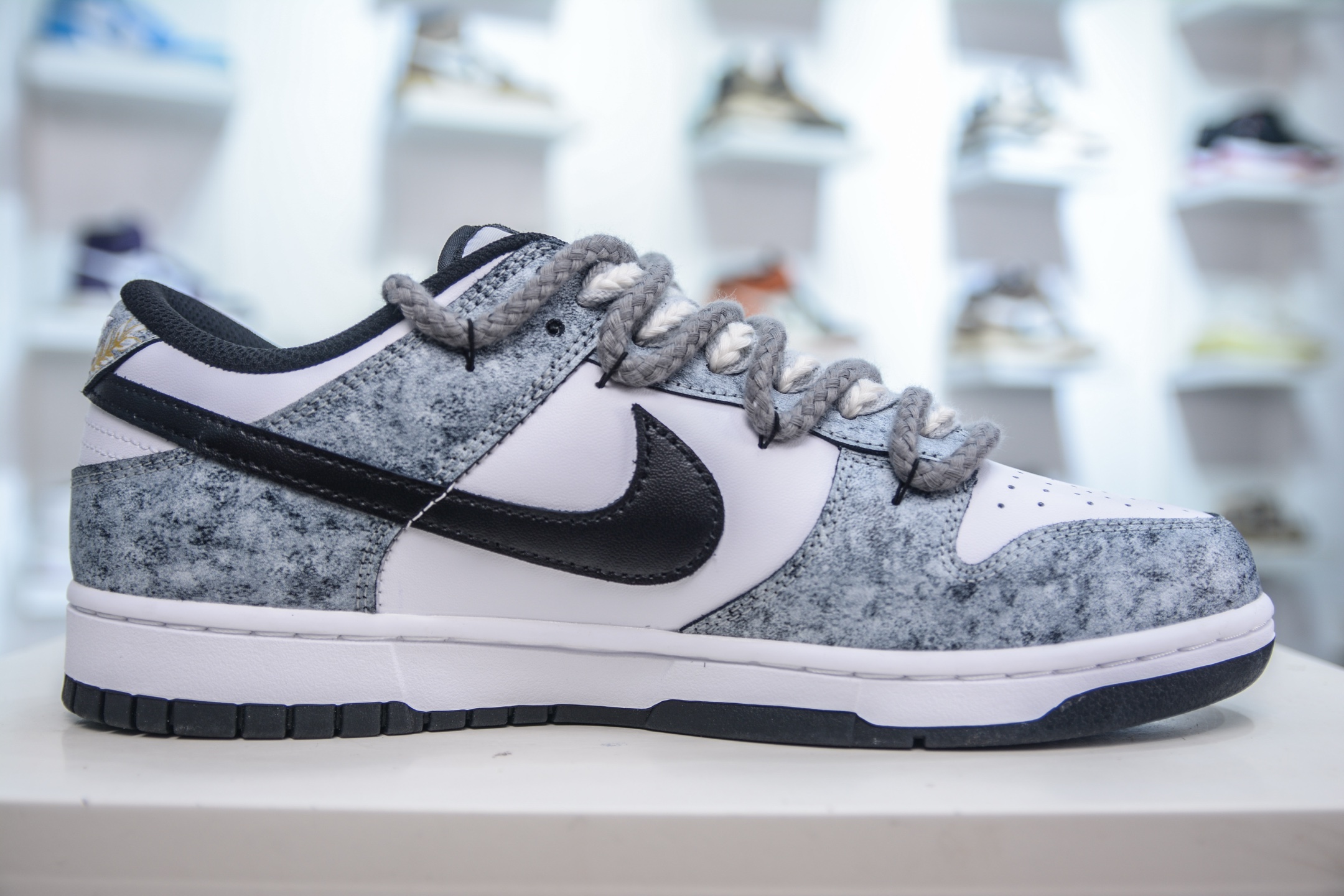 YC纯原 Nike Dunk Low 江浸月 风吹麦浪 灰白金 DD1391-100