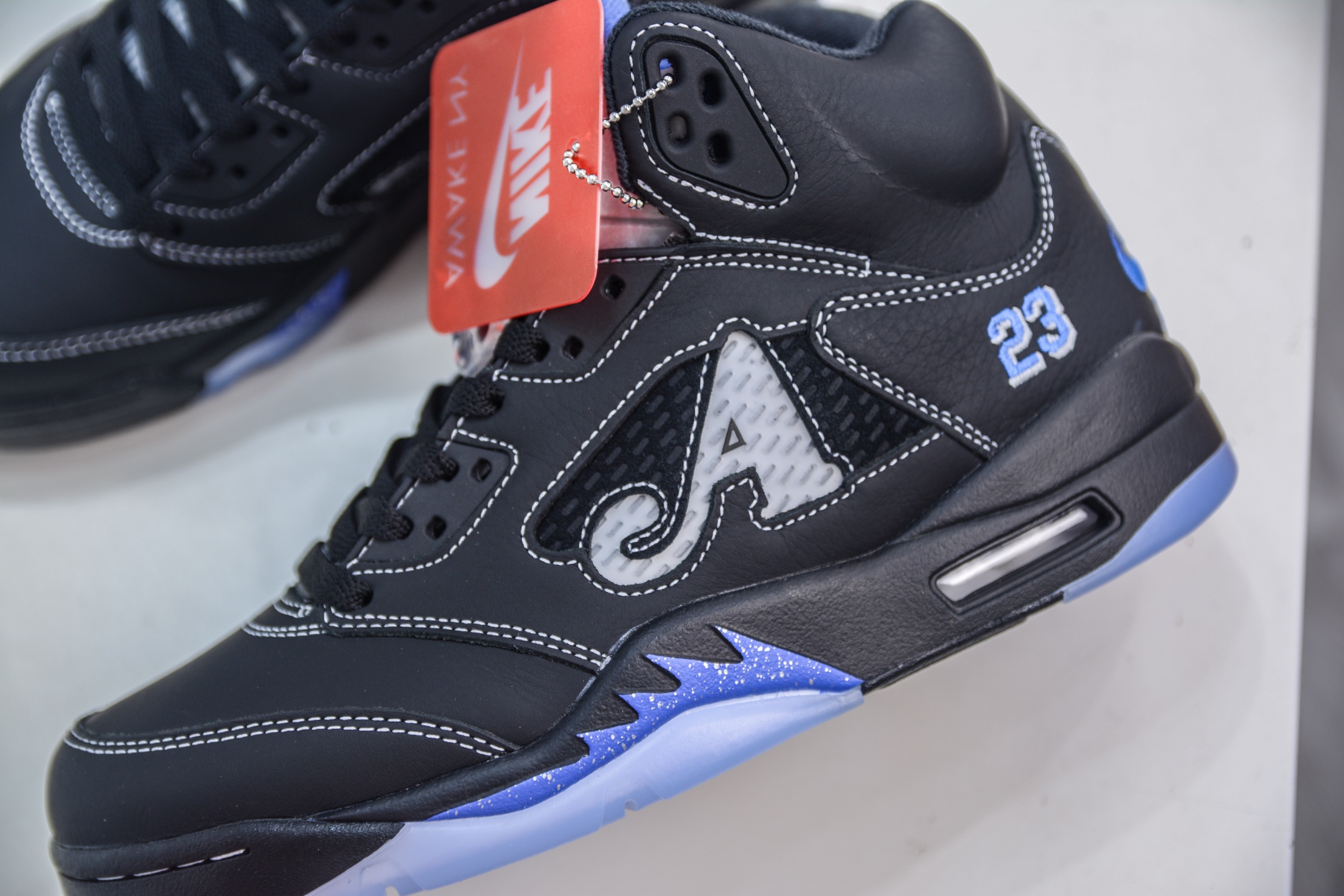 F版 Awake NY x Air Jordan AJ5联名黑蓝  DV4982-004