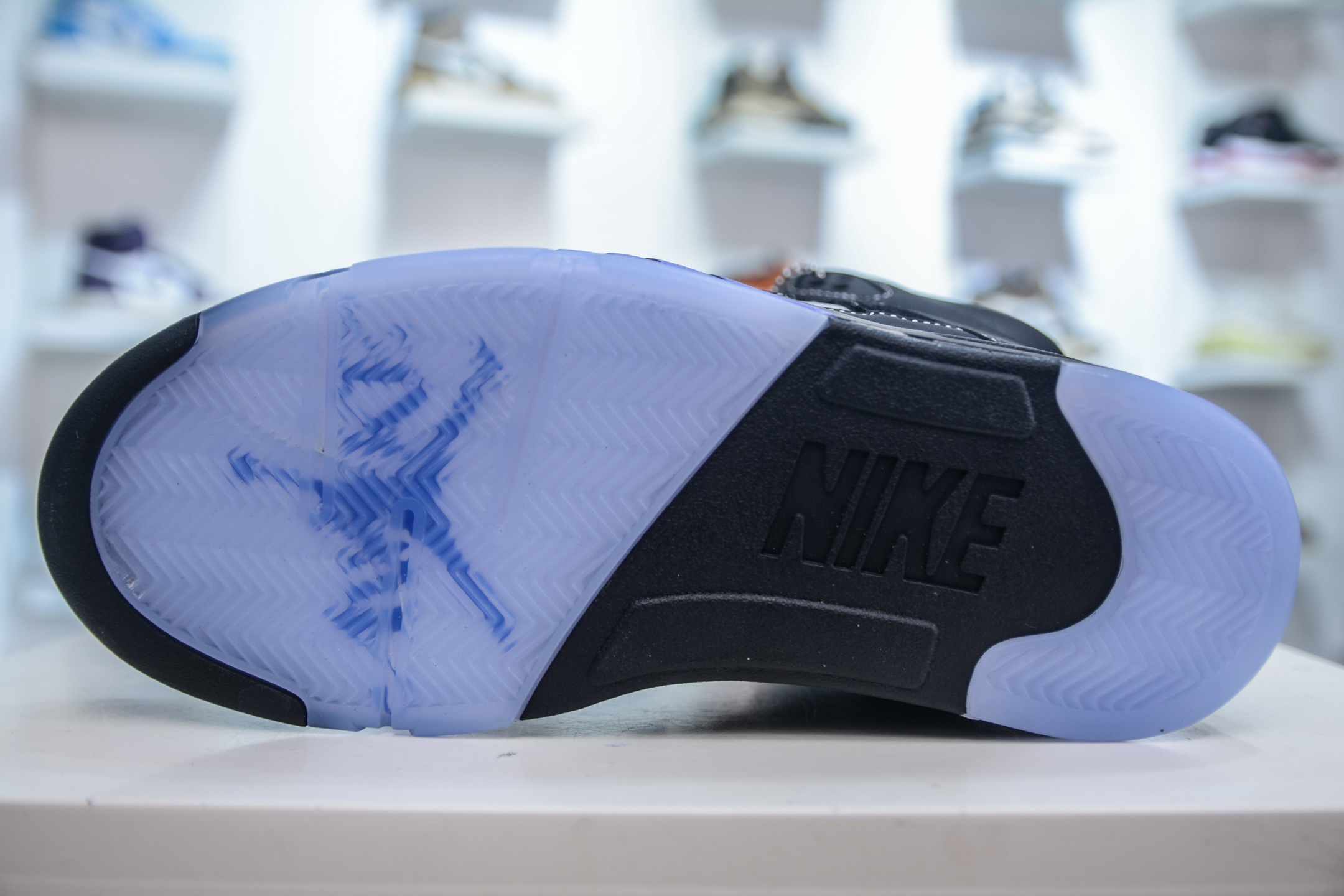 F版 Awake NY x Air Jordan AJ5联名黑蓝  DV4982-004