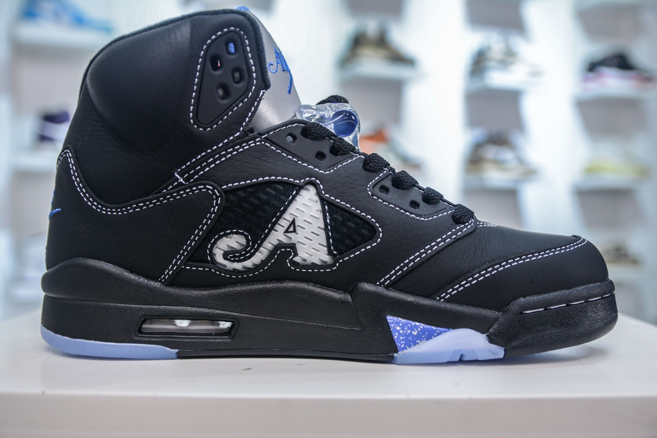 F版 Awake NY x Air Jordan AJ5联名黑蓝  DV4982-004