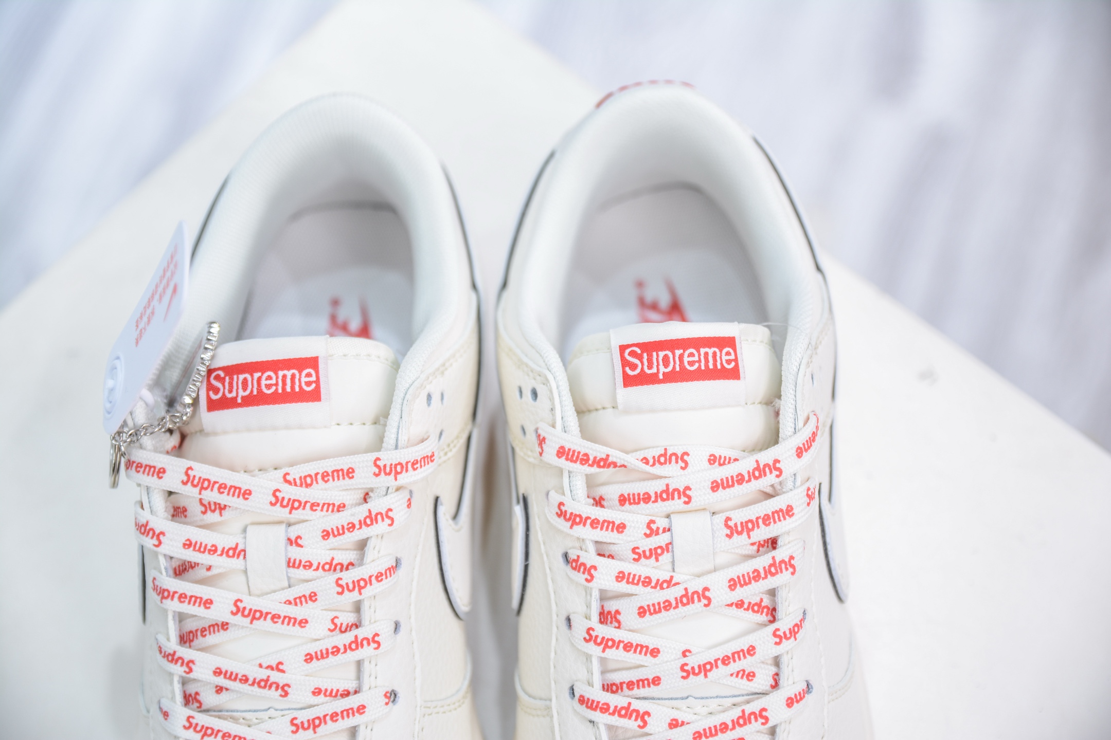 Nike SB Dunk Low x Supreme SUP联名-白红  XX3168-191