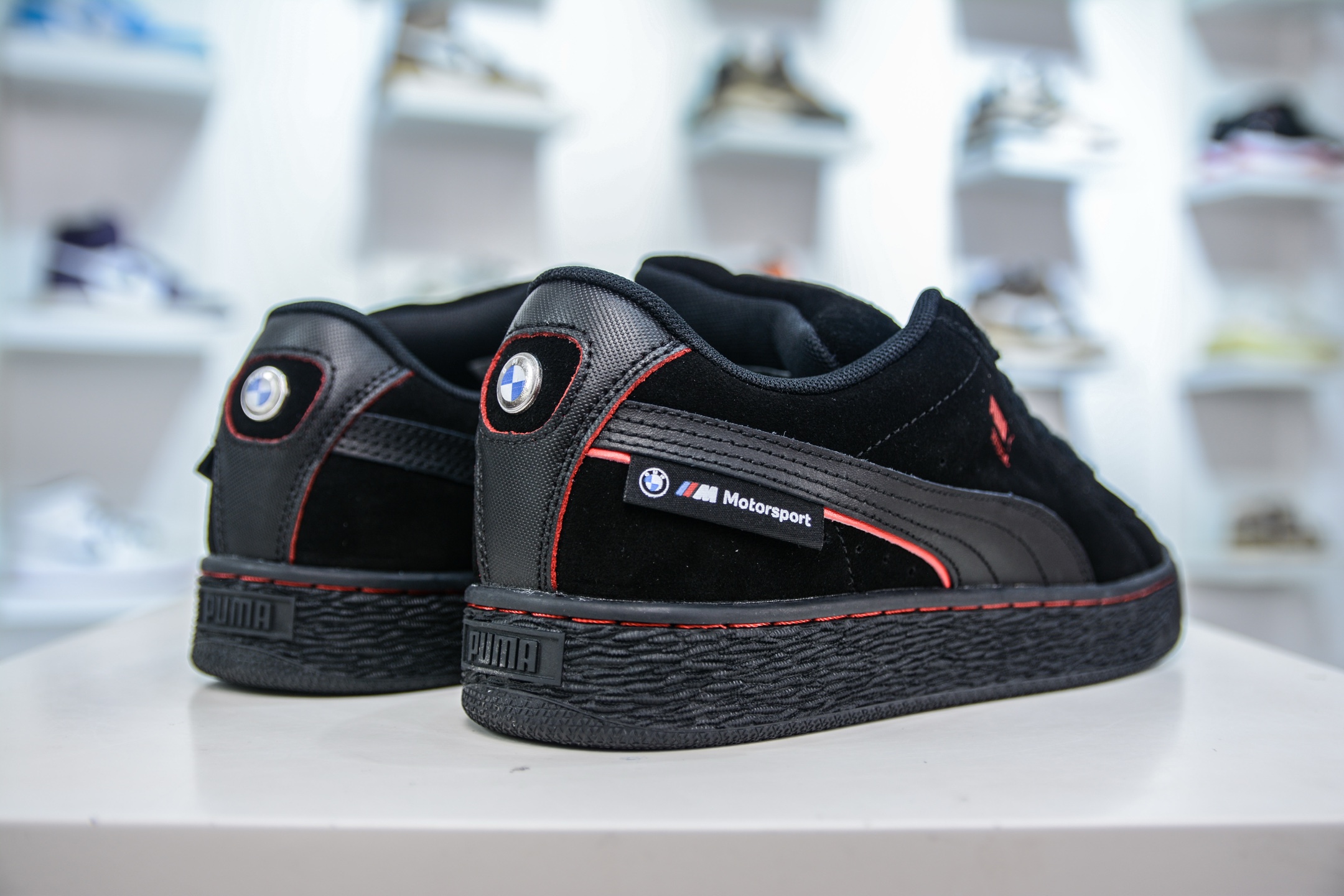 PUMA Suede XL Motorsport Black Low-Top Sneaker, Lightweight & Anti-Slip 6 i1749233508045 9638 0 5