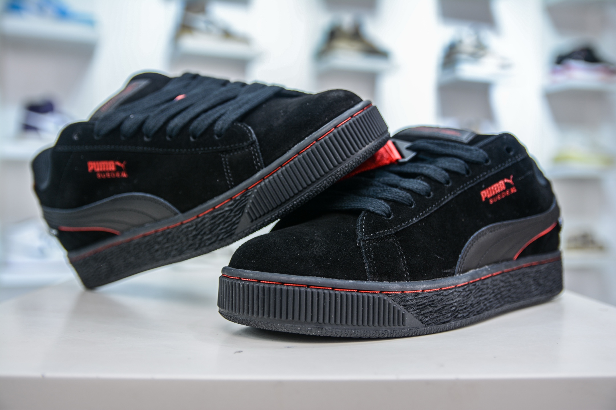 PUMA Suede XL Motorsport Black Low-Top Sneaker, Lightweight & Anti-Slip 4 i1749233508257 6893 0 3