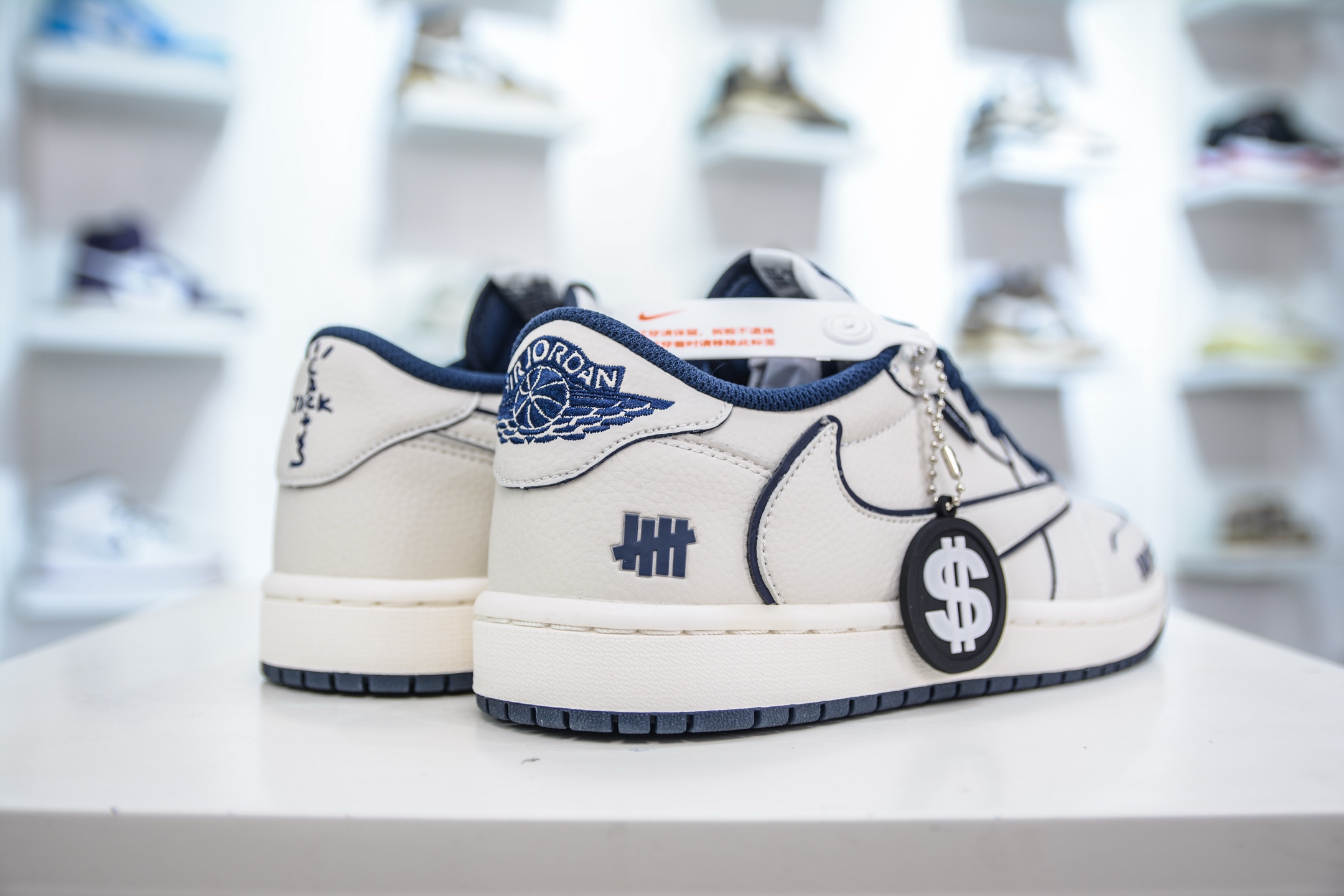 Air Jordan 1 Low x Undefeated Collab White/Deep Blue, Custom Colorway 7 i1749233930585 6574 0 5