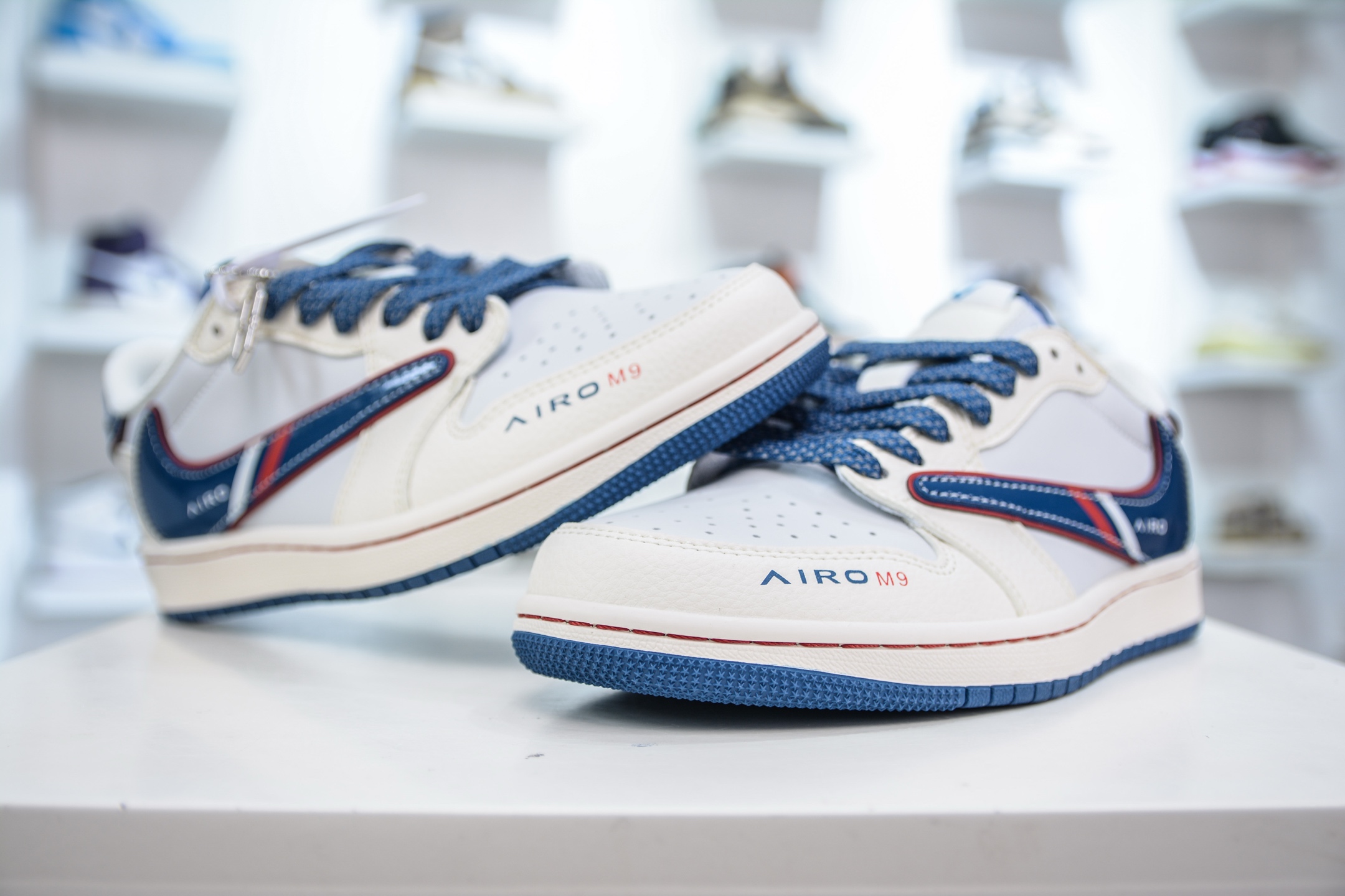 TS x Air Jordan 1 Low Custom 'M9-Star River Blue' - Limited Edition 5 i1749233981477 9552 0 3
