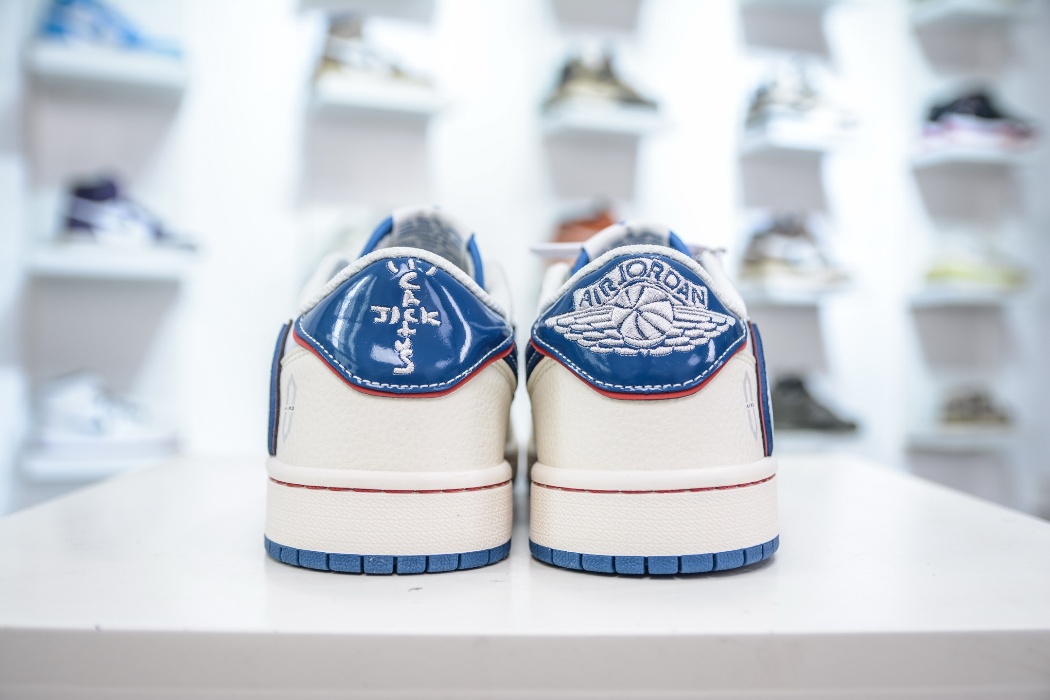TS x Air Jordan 1 Low Custom 'M9-Star River Blue' - Limited Edition 3 i1749233983560 8714 0 1