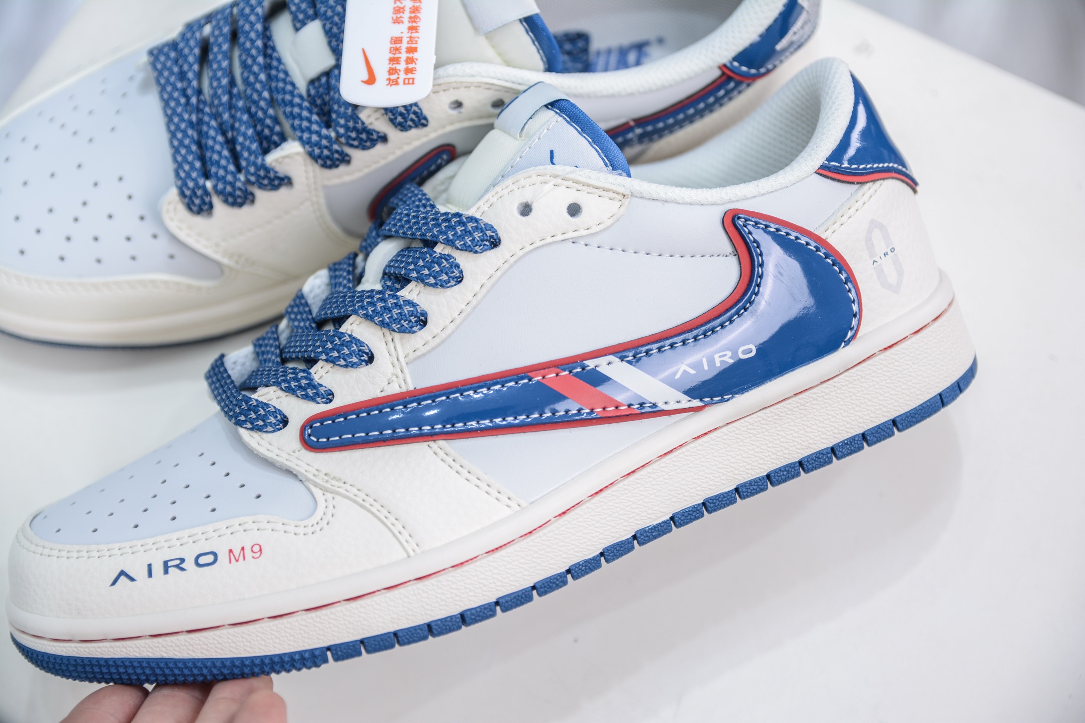 TS x Air Jordan 1 Low Custom 'M9-Star River Blue' - Limited Edition 8 i1749233983657 4485 0 6