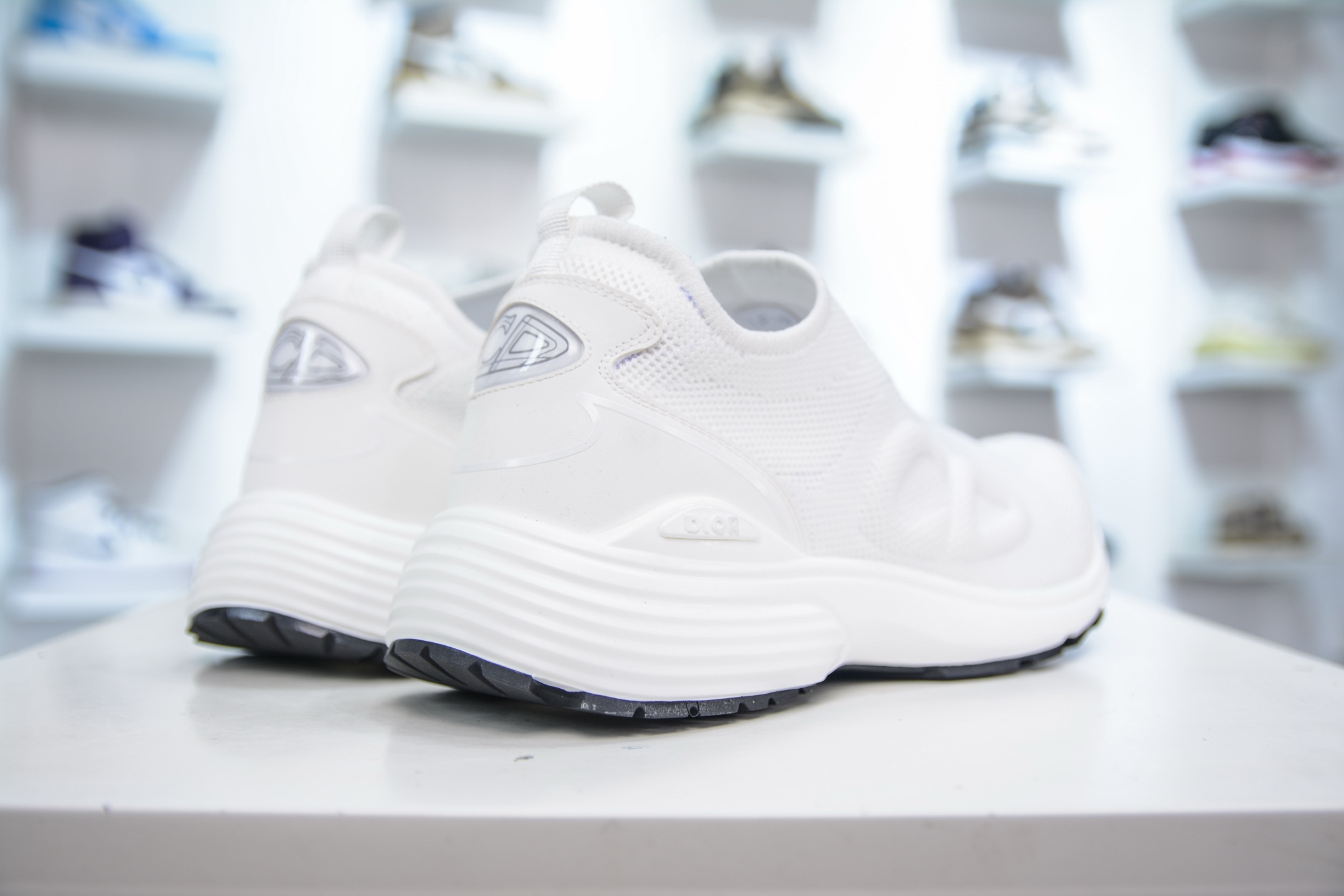 Dior B30 White Knit and Technical Fabric Slip-On Sneaker 7 i1749234284160 1835 0 5